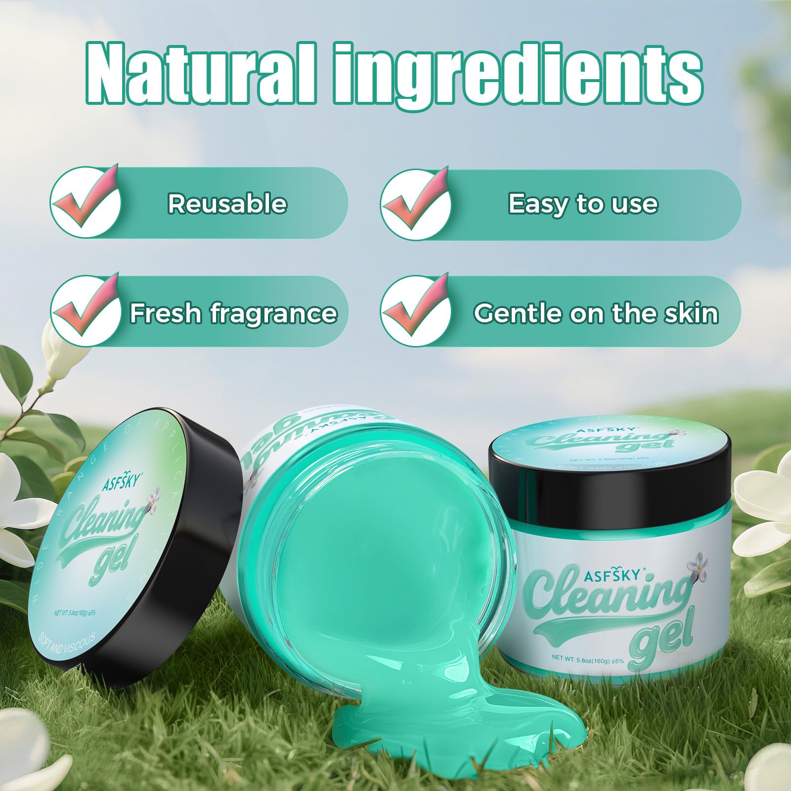 Car Cleaning Gel Cleaning Universal Cleaning Gel Putty Magnolia