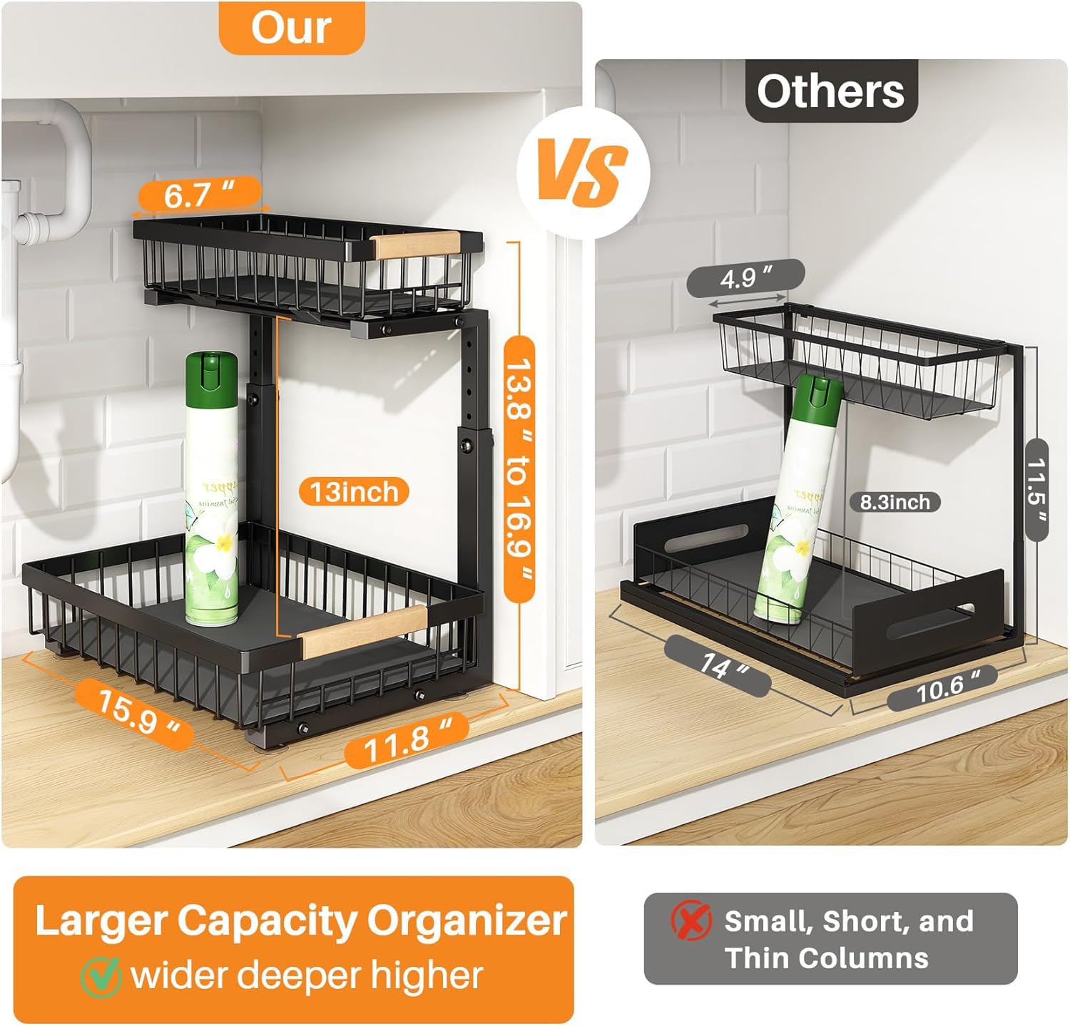 Under Sink Organizer (2 Count)