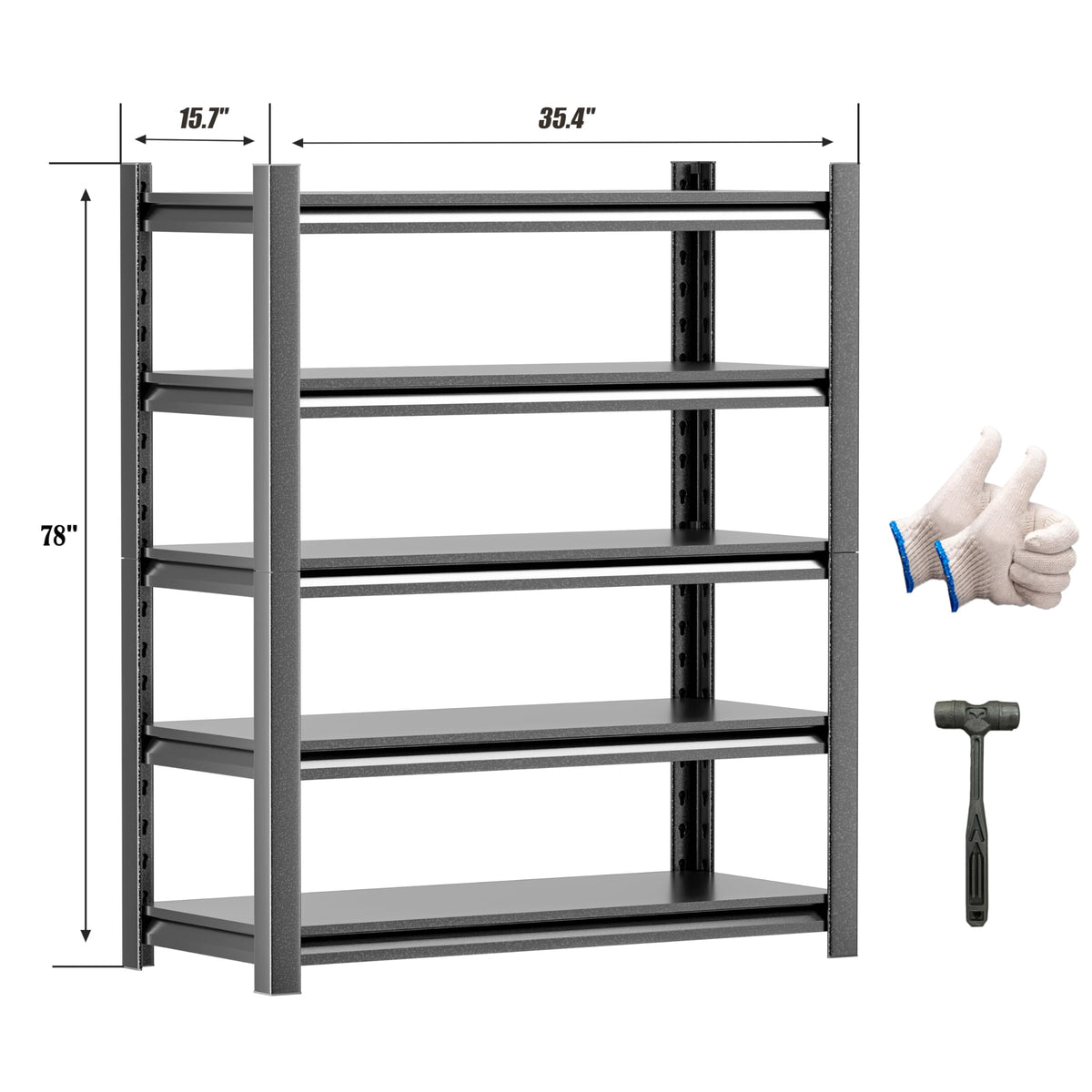 Garage Shelving (5 Count)
