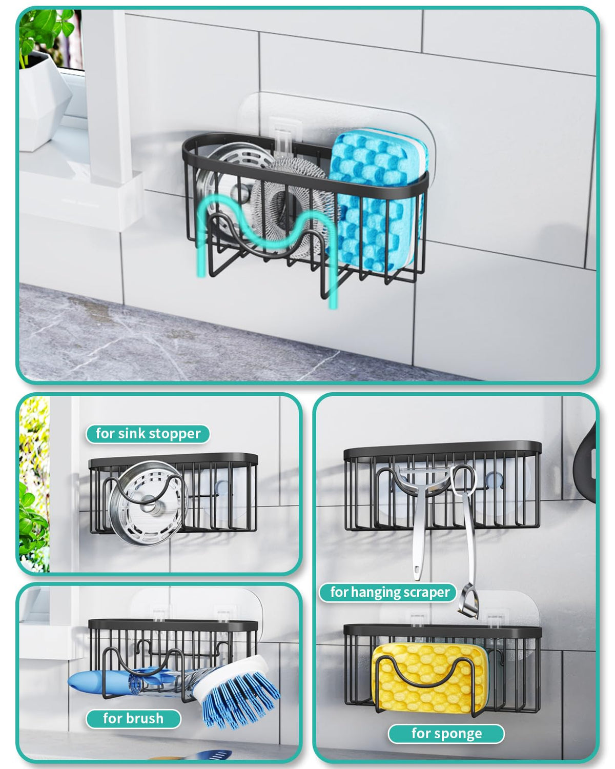 Kitchen Sponge Holder for Sink