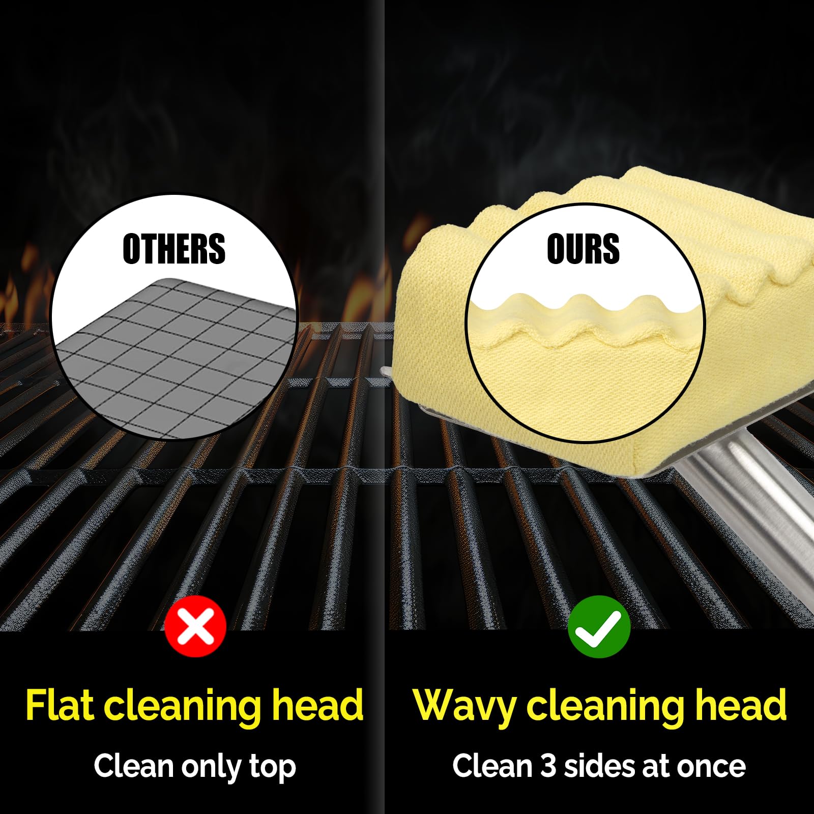 Grill Brush Bristle Free