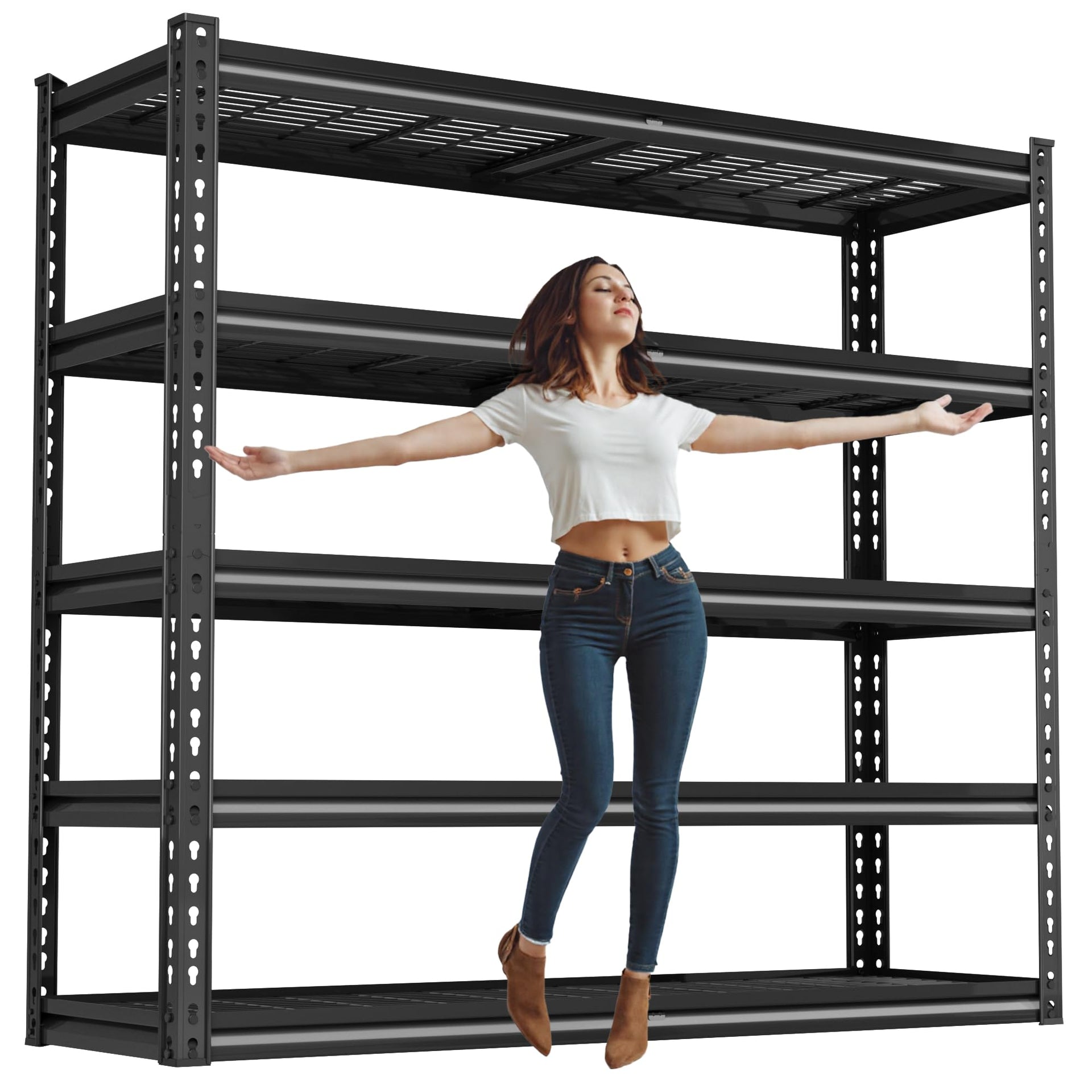 48" W Garage Shelving Heavy Duty 5