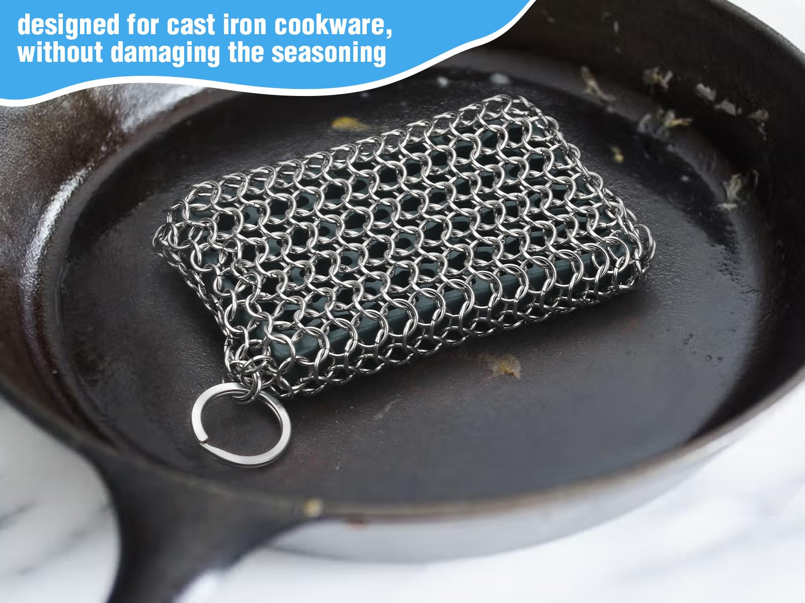 316L Cast Iron Scrubber Cleaner (4.762 Ounce)