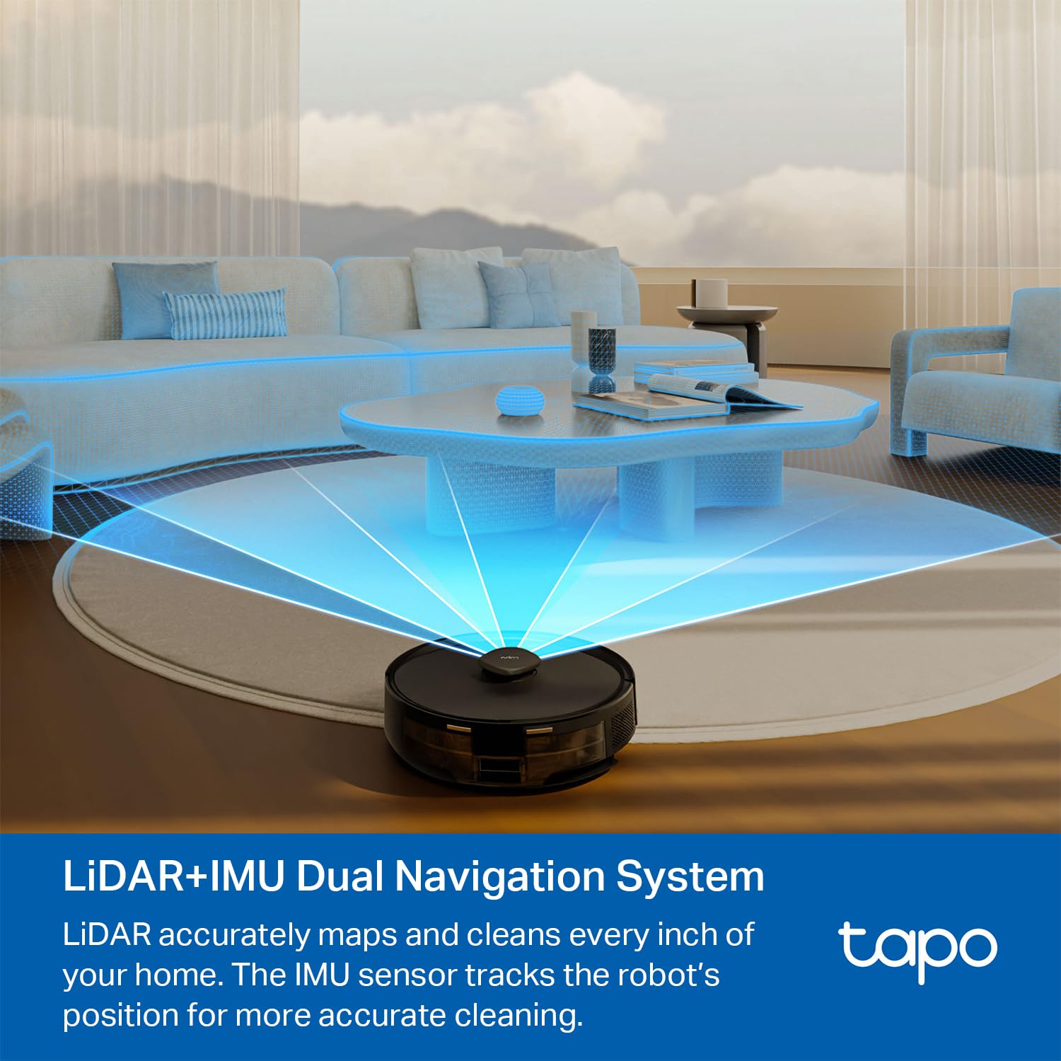 LiDAR Robot Vacuum and Mop with Self