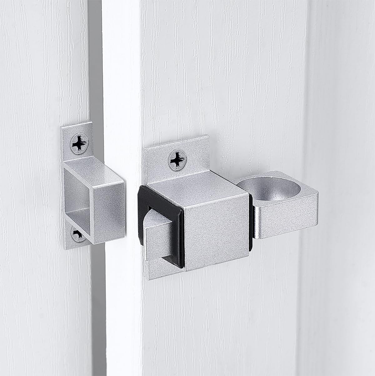4 Packs Silver Spring Door Lock (4 Count)