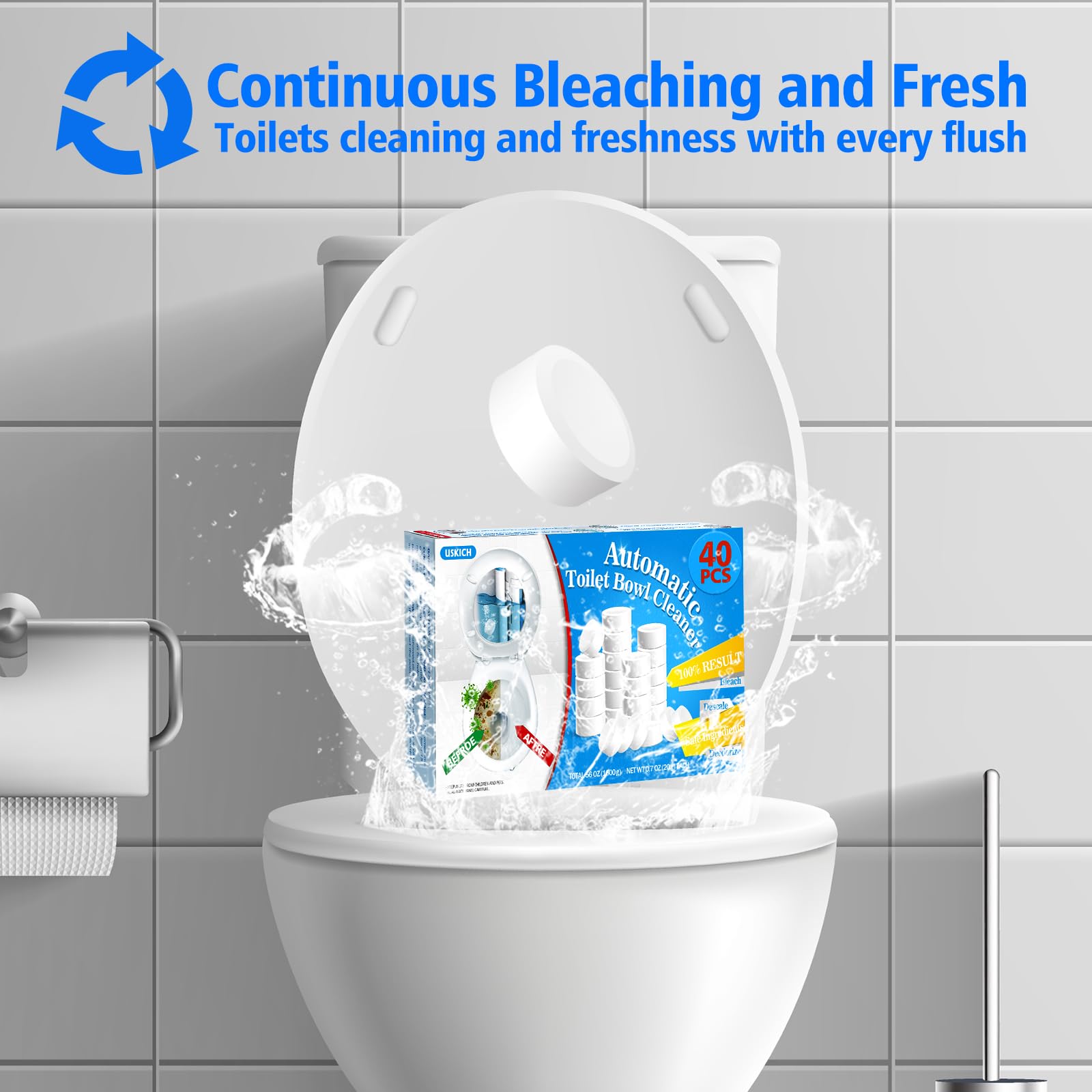 Toilet Bowl Cleaner 40 PACK (40 Count)