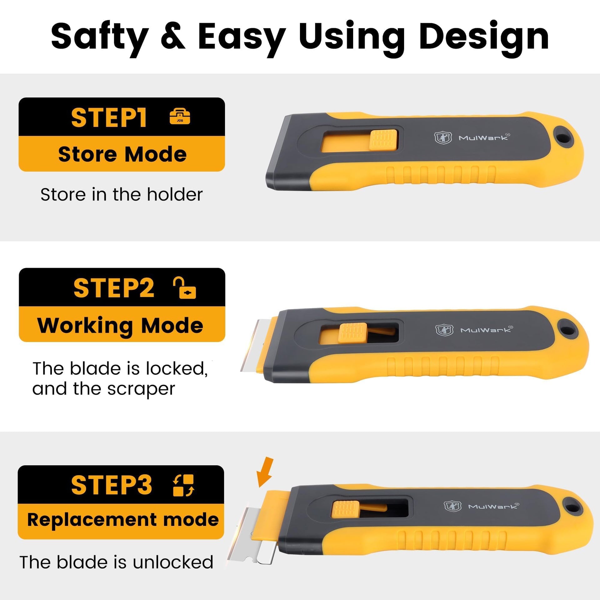 Razor Blade Scraper (3 Count)