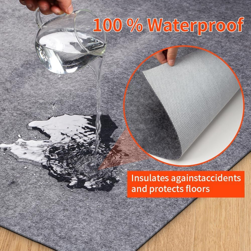 Non Slip Rug Pads 7 x 9ft (63 Sq Ft)