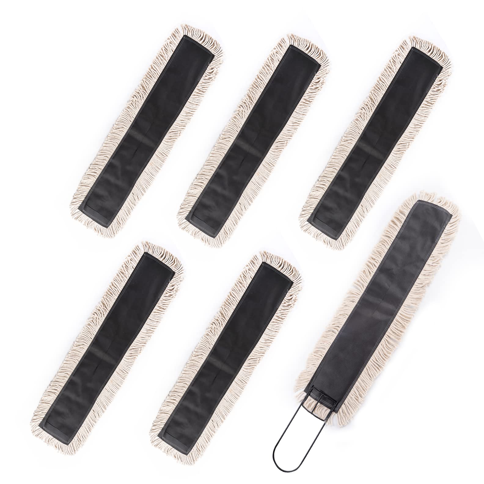 Matthew Cleaning 36'' High Strength Disposable Dust Mop Cotton Cut (6 Count) - ModHome Supplies