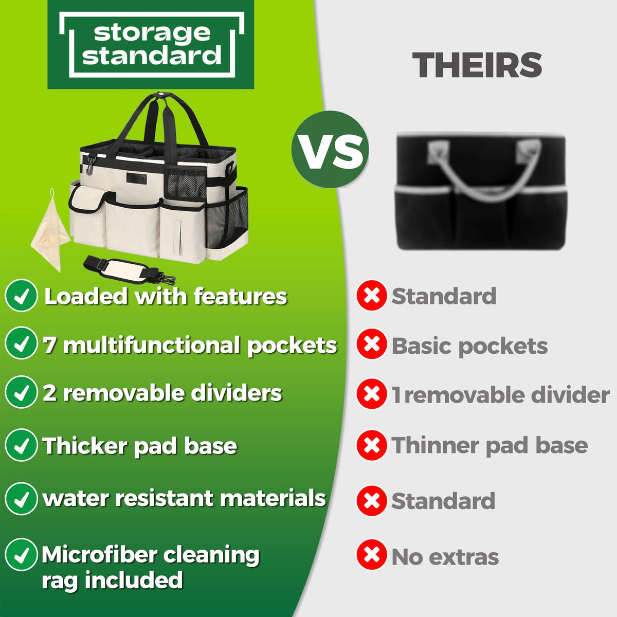 Cleaning Caddy Organizer with Handle