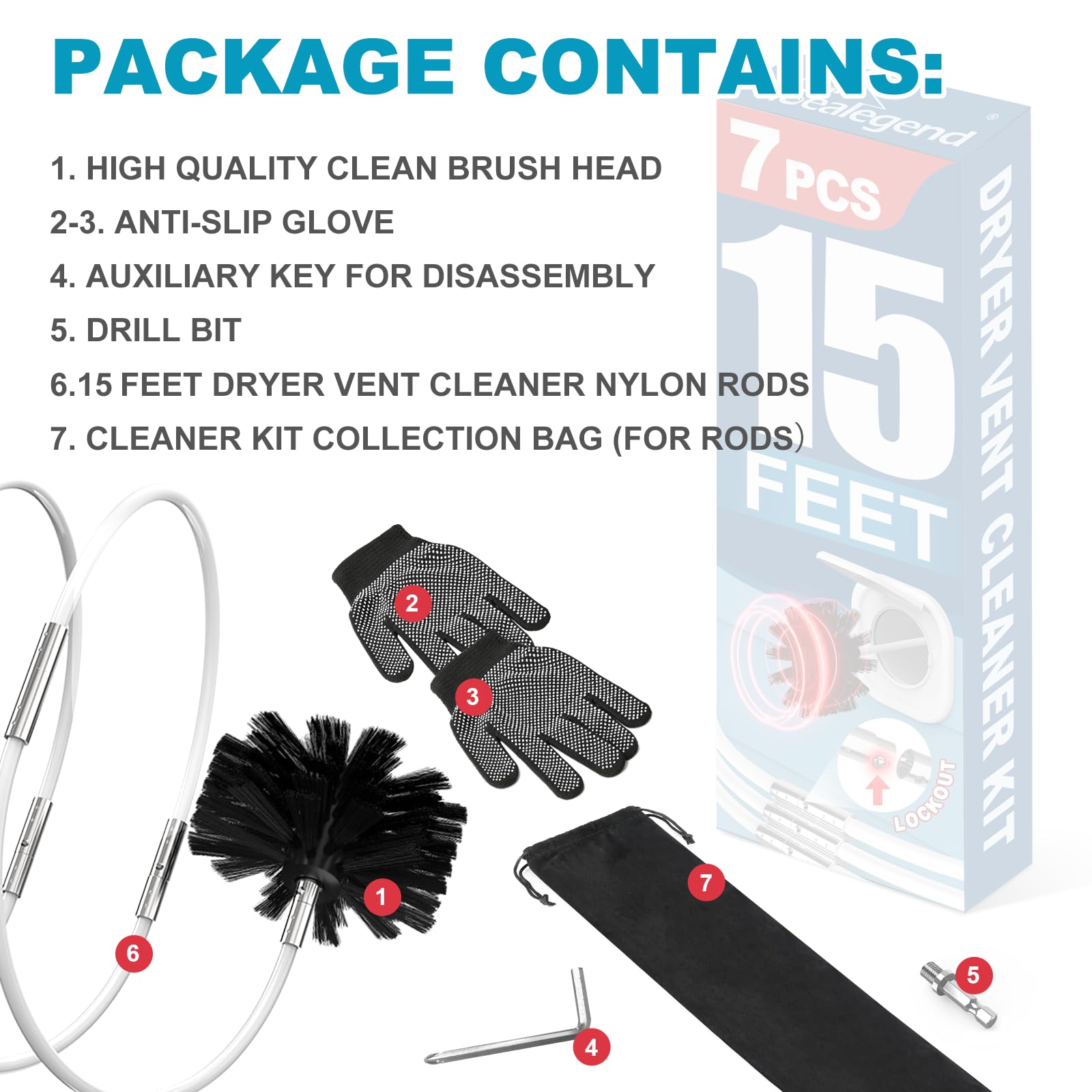 Dryer Vent Cleaner Kit