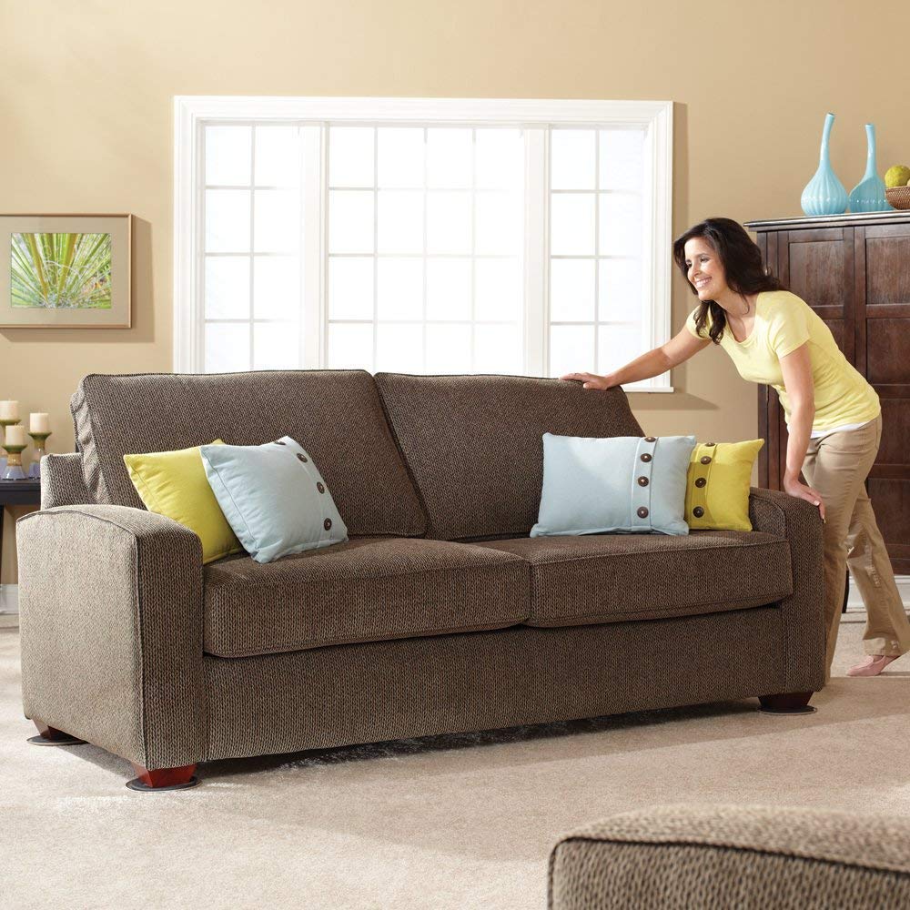 8 Pack Reusable Large Furniture Movers Sliders for Carpet (8 Count)