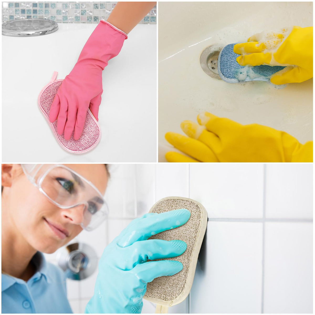 10 Pieces Multipurpose Kitchen Scrub Sponges