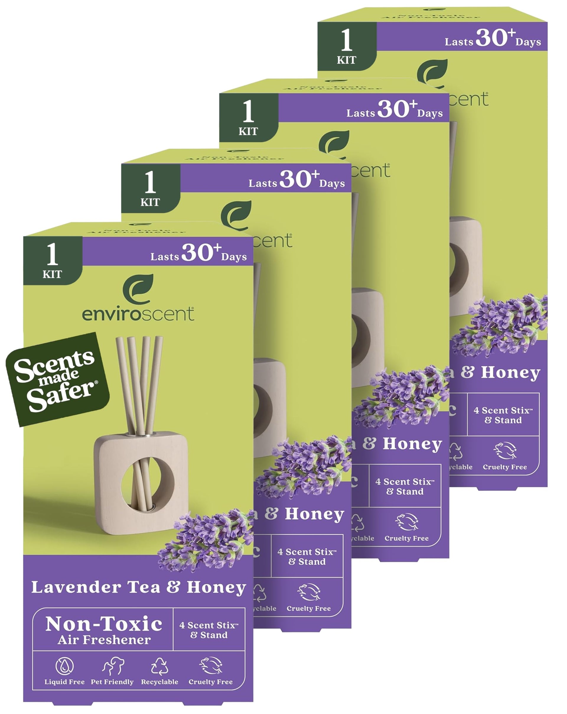 Scent Stix™ Starter Kit with Mango Wood Stand & Refill (4 Count)