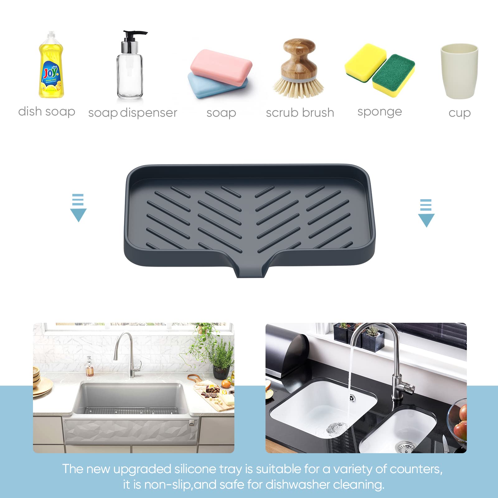 Kitchen Soap Tray (3 Count)