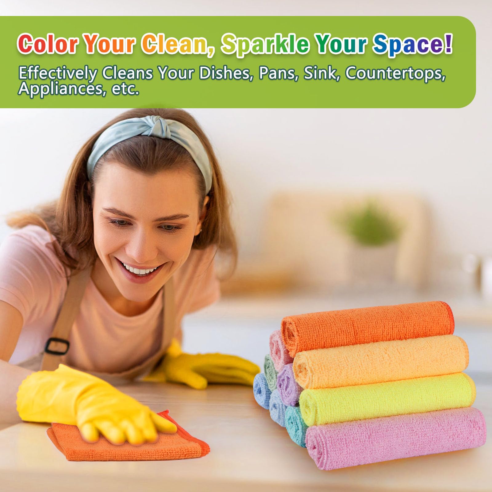 Microfiber Cleaning Cloth (10 Count)