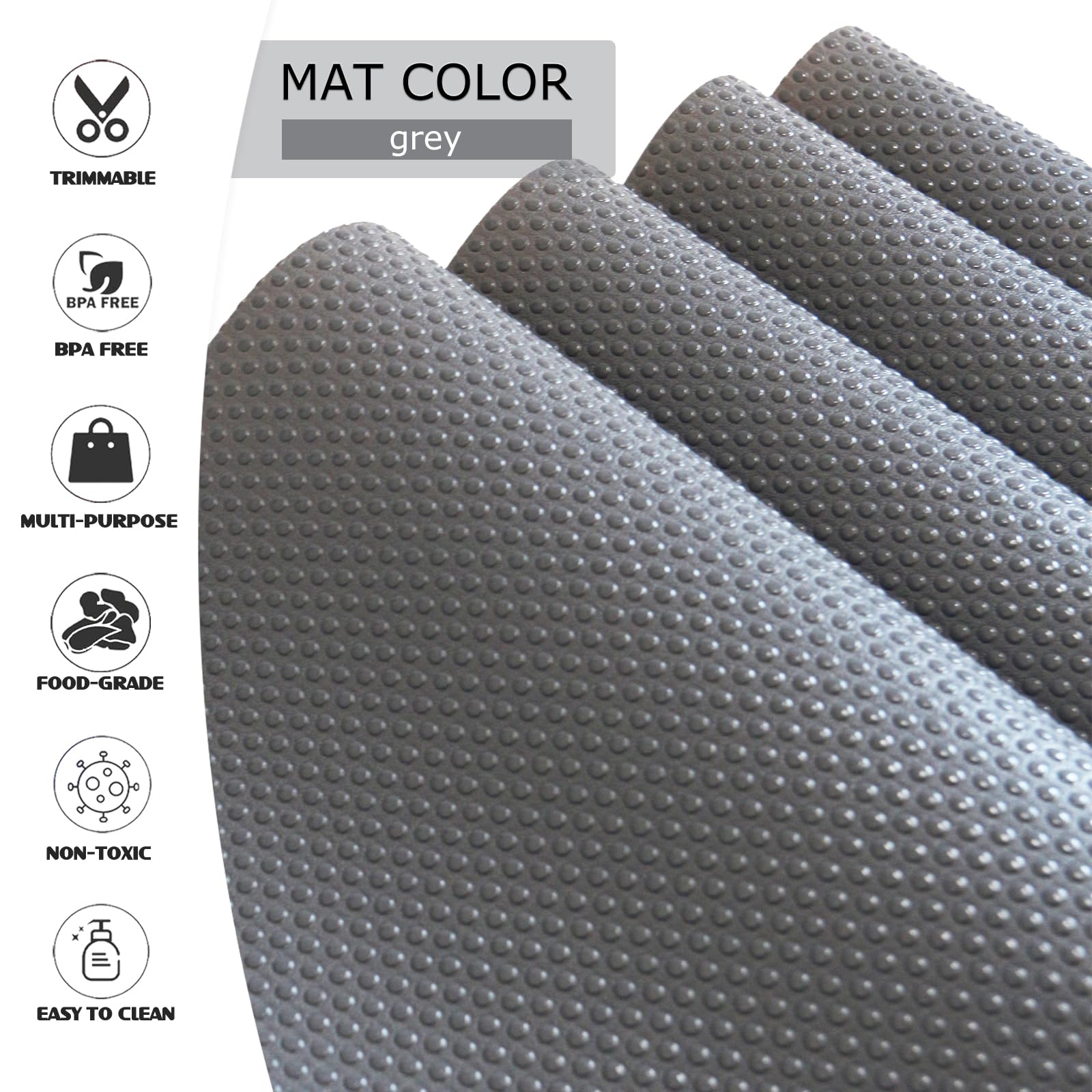 10Pcs Refrigerator Liners (14.5 Sq Ft)