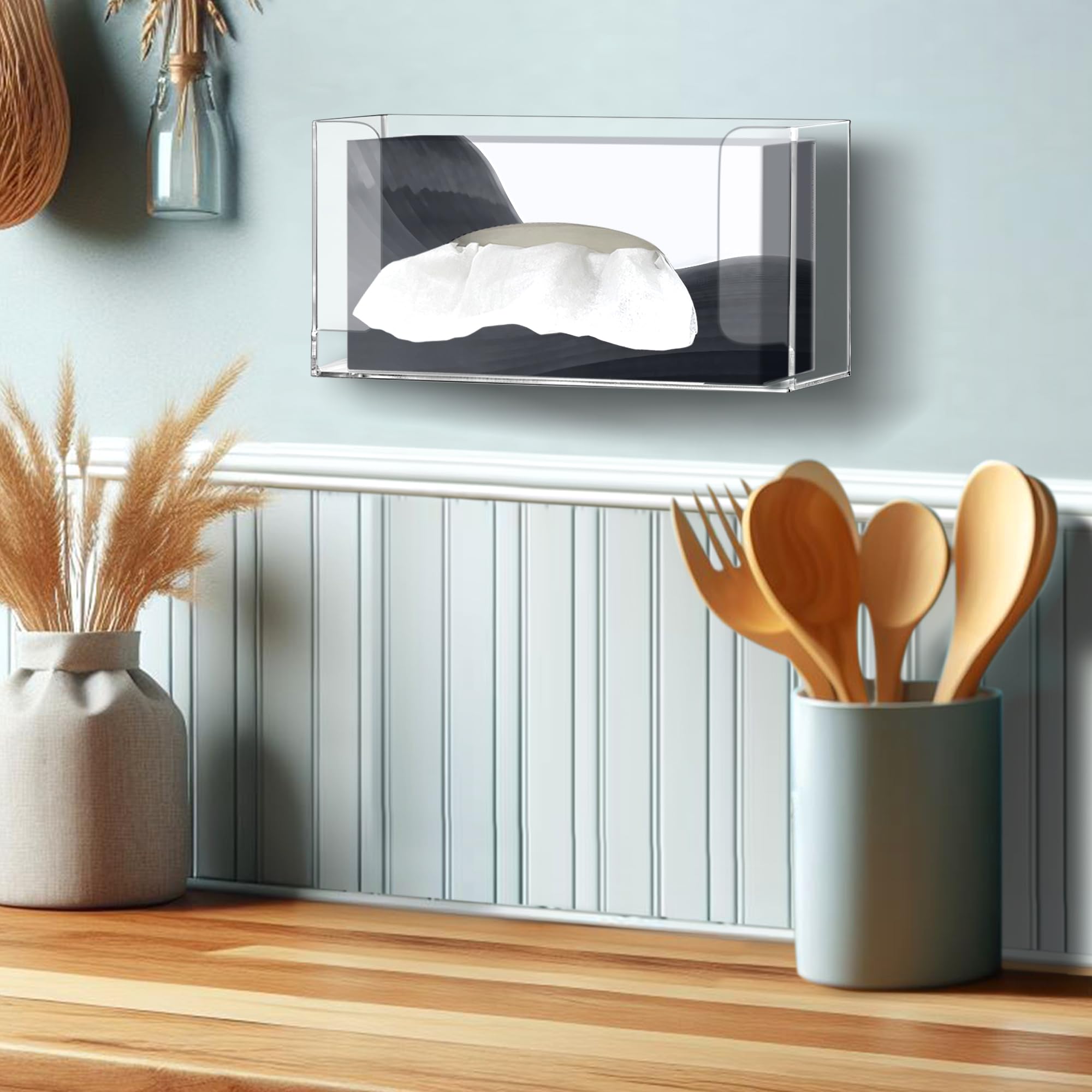 Abby Acrylic Glove Box Organizer