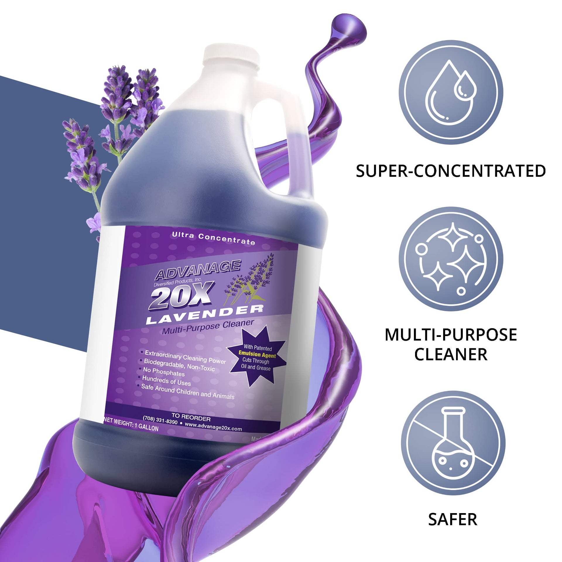 Advanage 20X All Purpose Cleaner Concentrate (128 Fl Oz)
