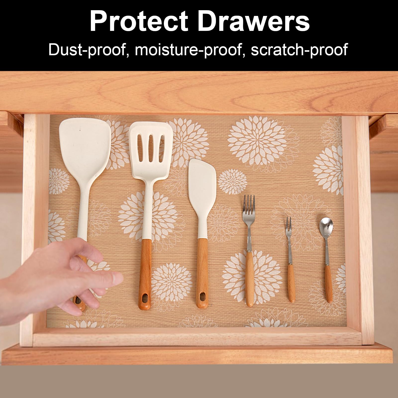 Shelf and Drawer Liners for Kitchen Cabinets