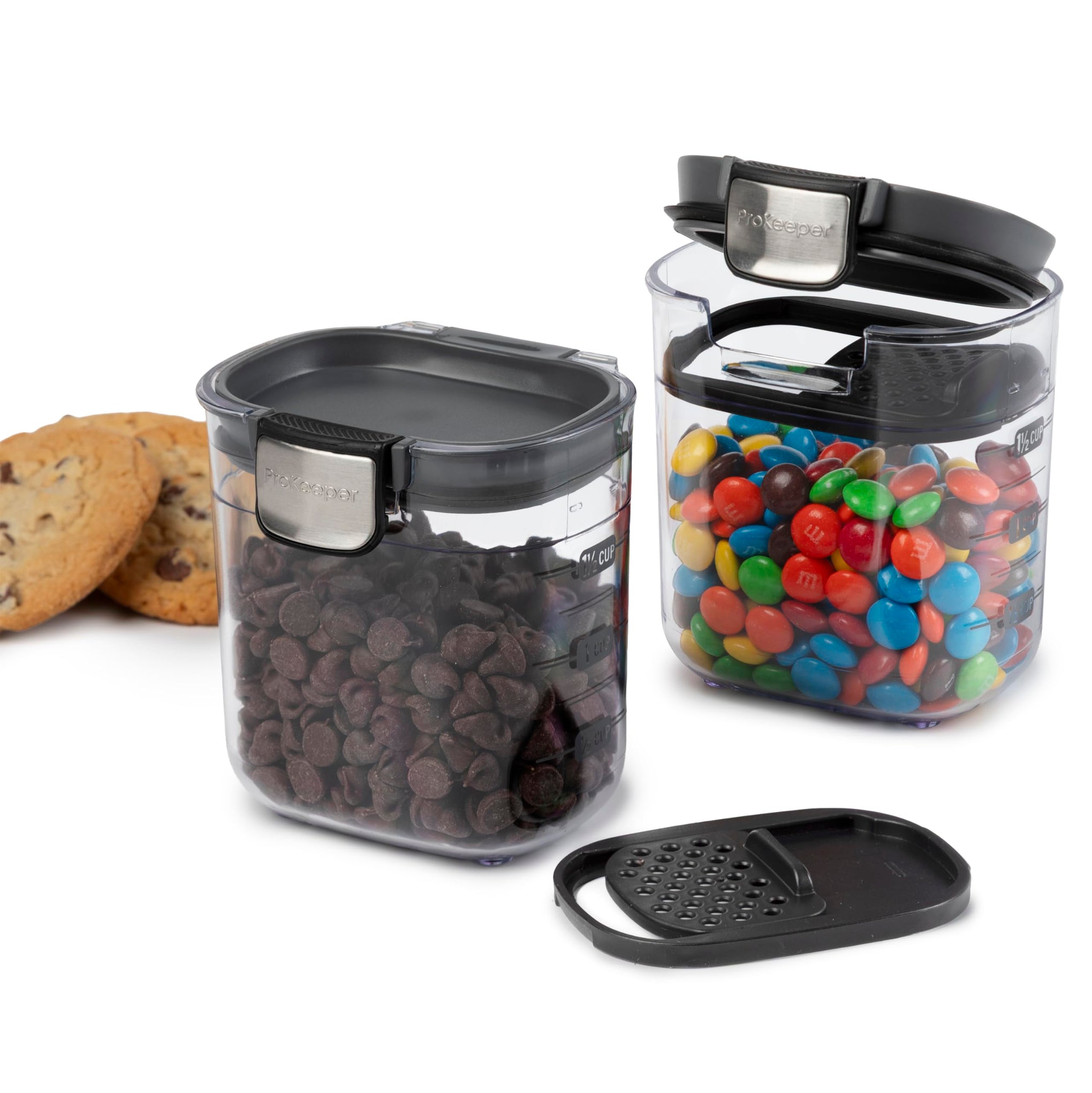 PKS 401 1.5 Cup Mini Prokeeper+ Airtight Silicone Seal Storage Container Great For Spices & Baking Acessories