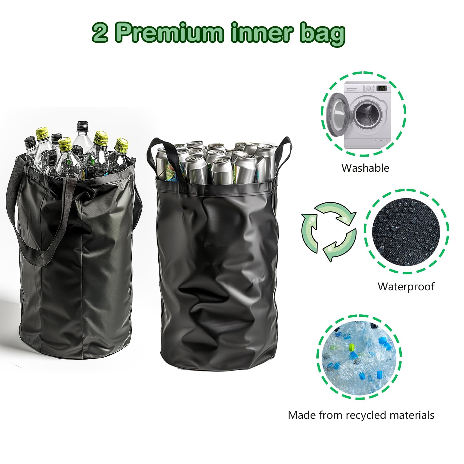 Recycling Bin for Kitchen Indoor Home