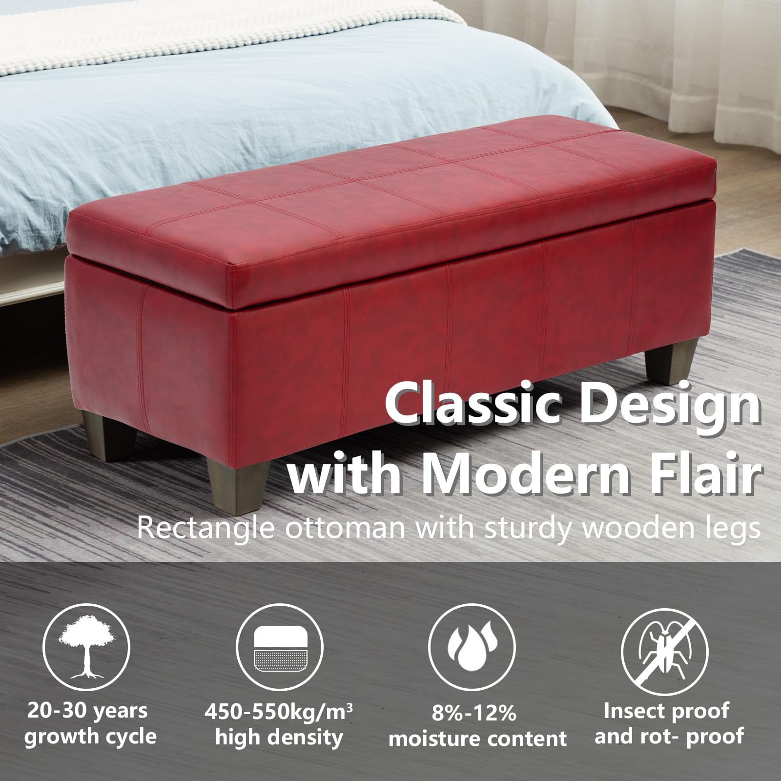 41" Storage Ottoman