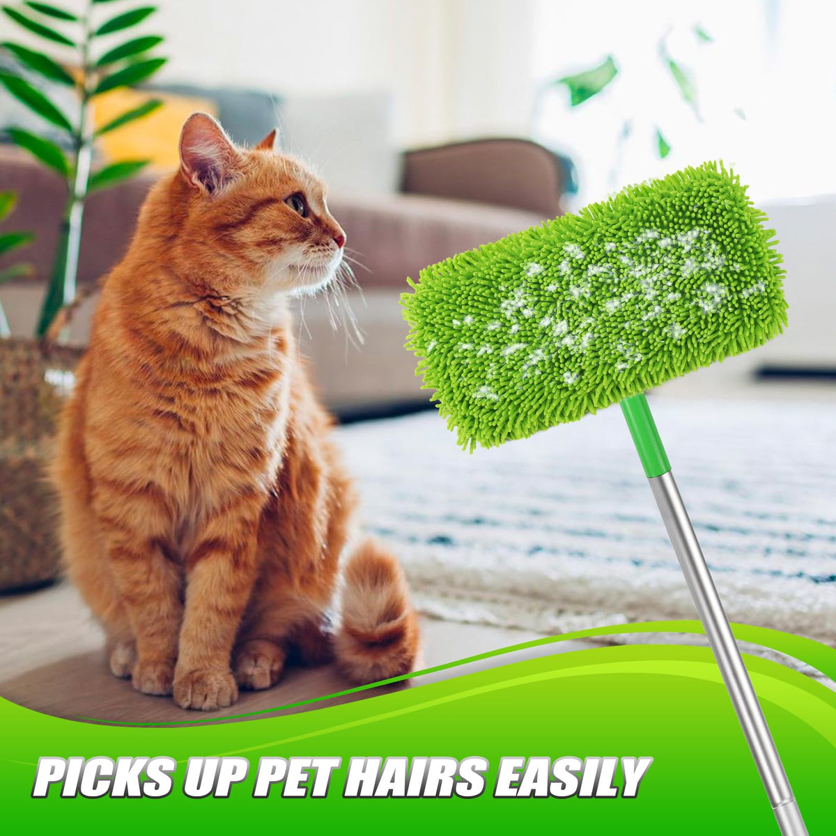 Set of 4 Reusable Microfiber Mop Pads Compatible with Swiffer Sweeper (4 Count)