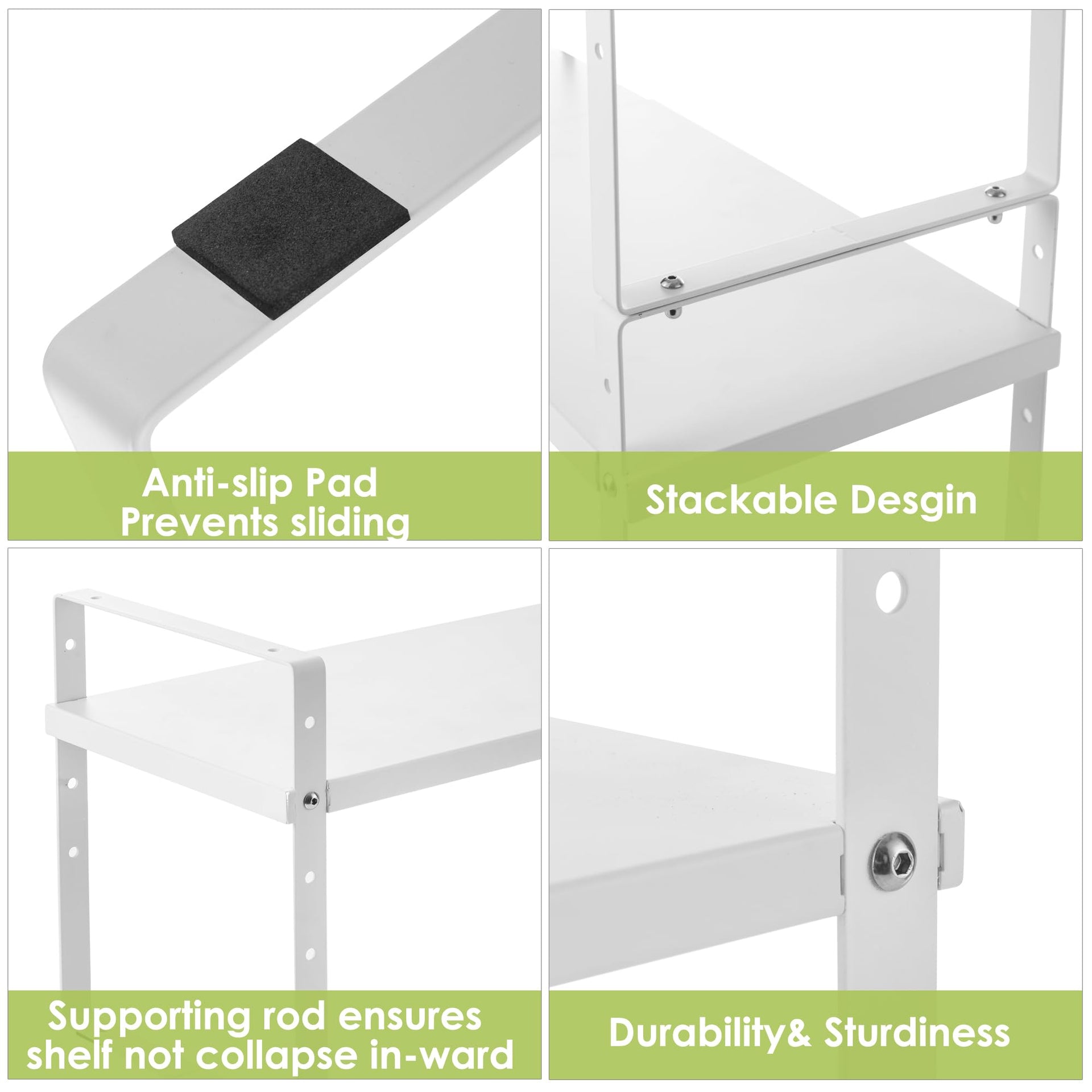 Expandable Cabinet Shelf Organizer Rack