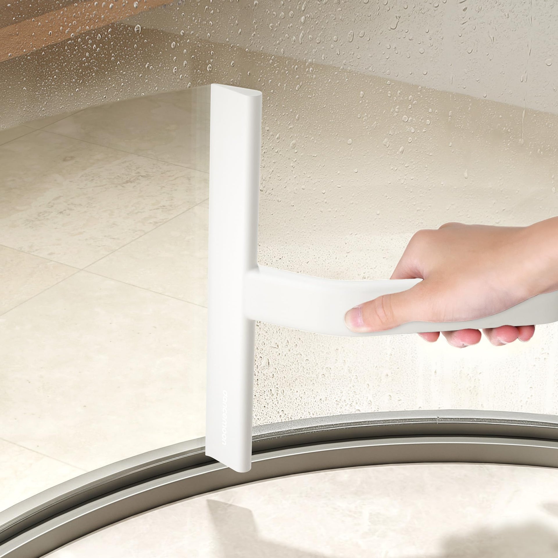 JustHang Shower Squeegee with Built