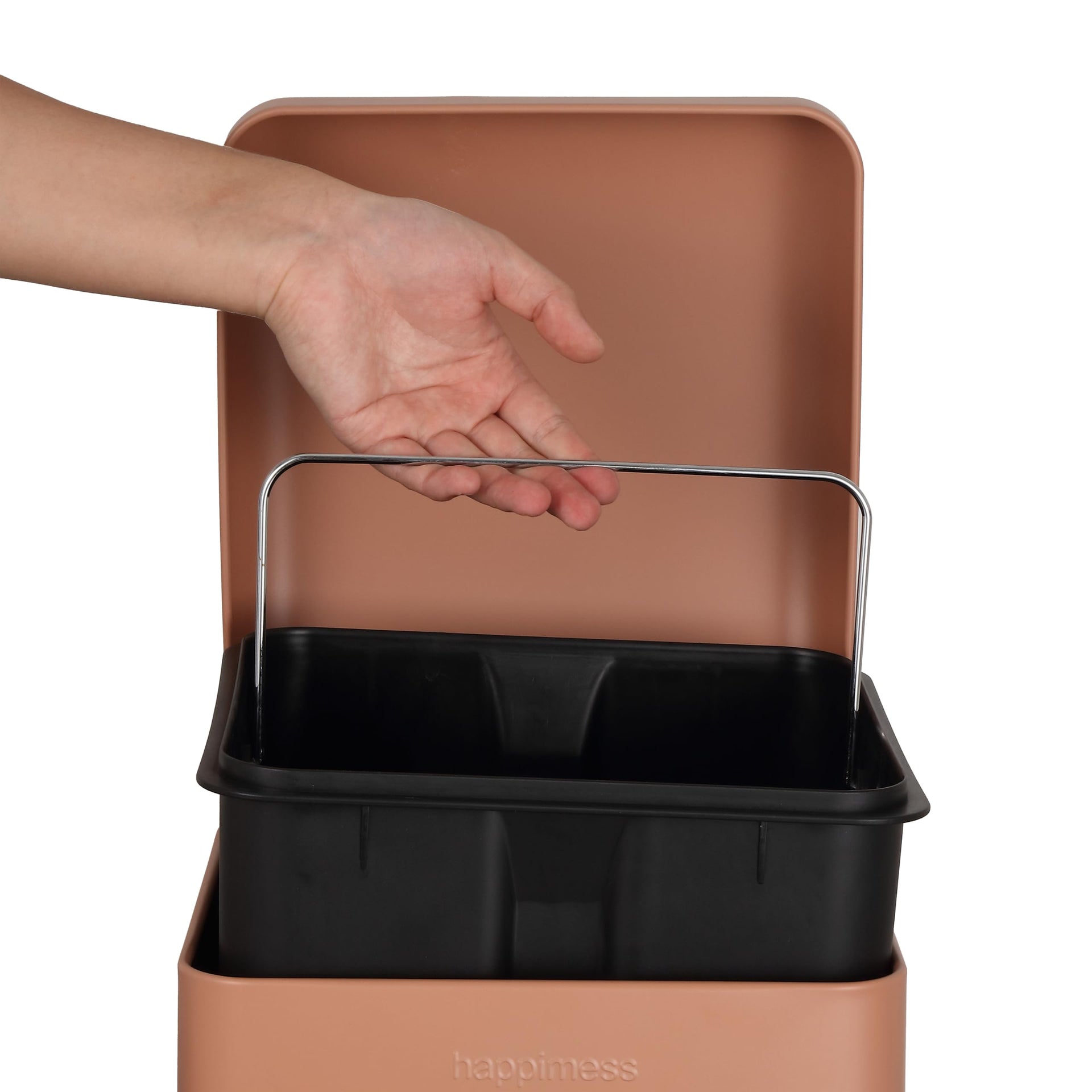 Betty 8 Gal Step Trash Can Soft