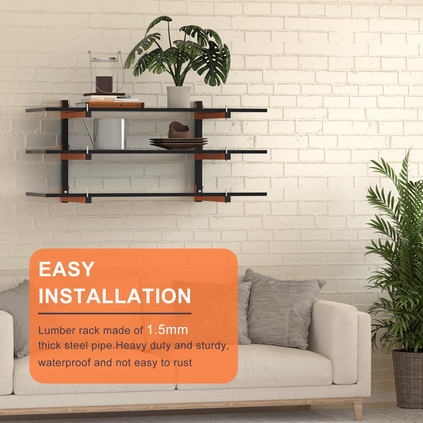 Lumber Rack Wall Mount (4 Count)