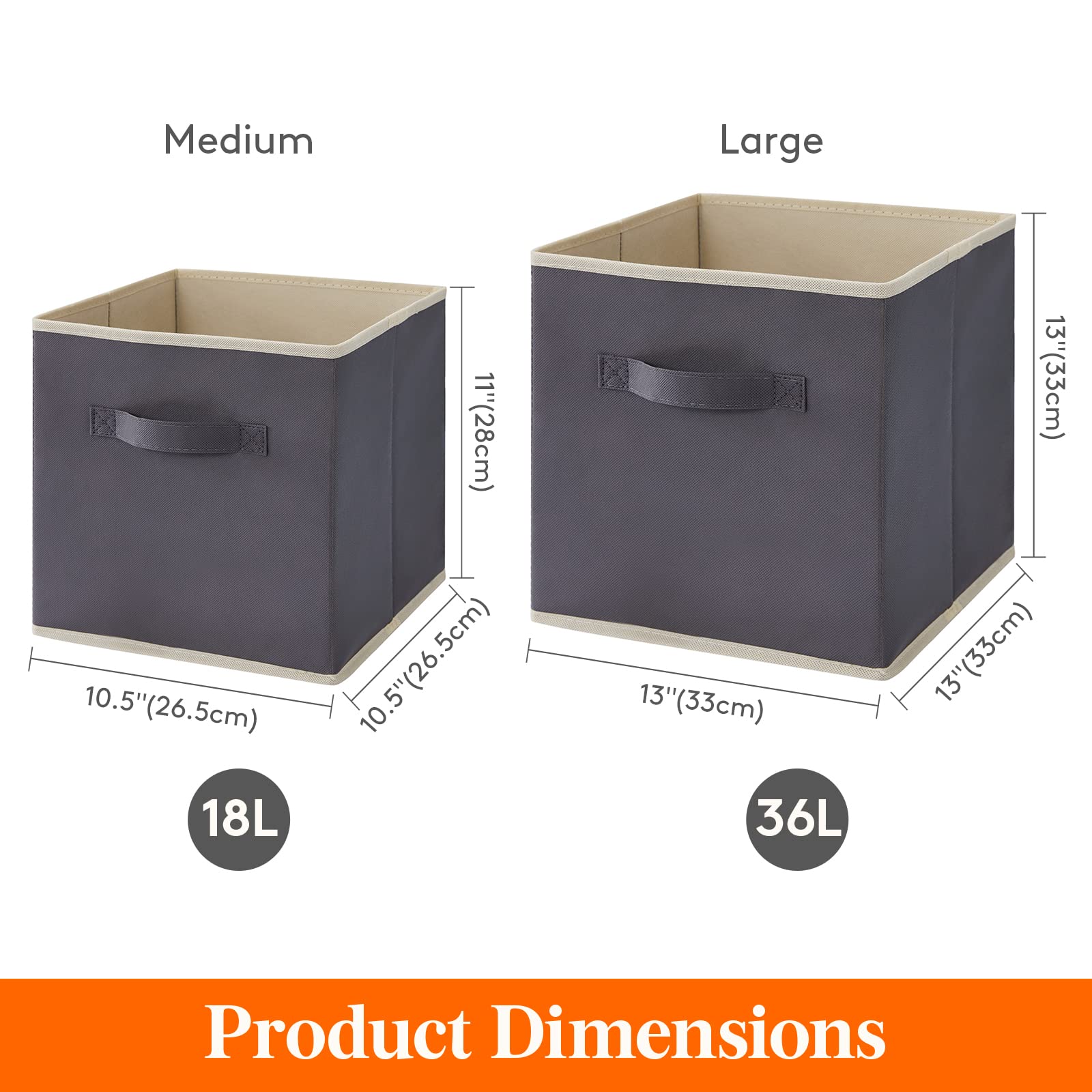 Storage Cubes (6 Count)