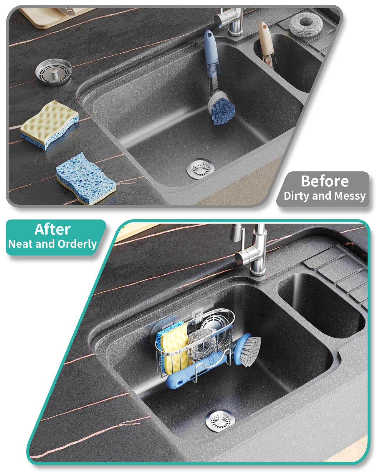 Kitchen Sponge Holder for Sink
