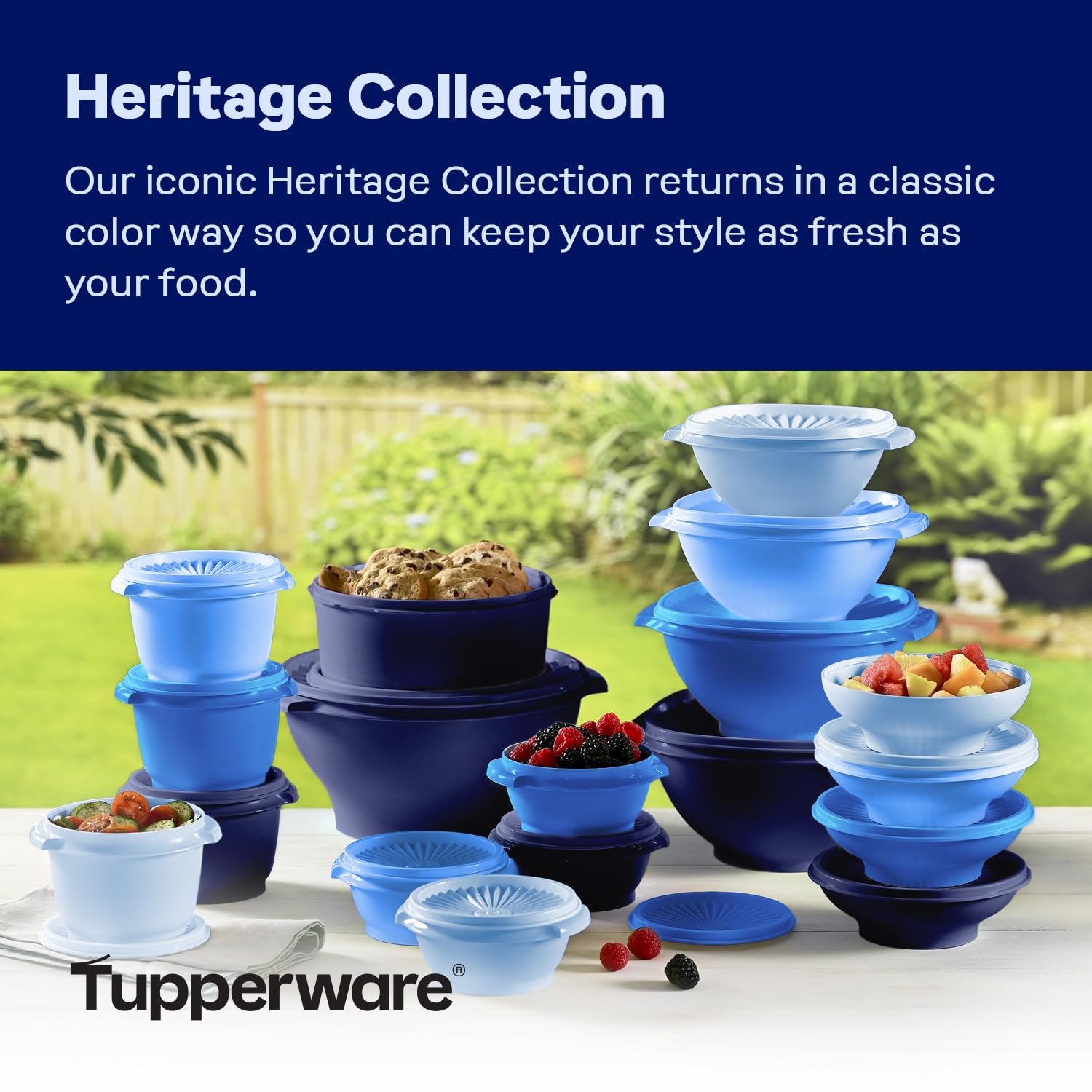Heritage 36 Piece Vintage Blue Set