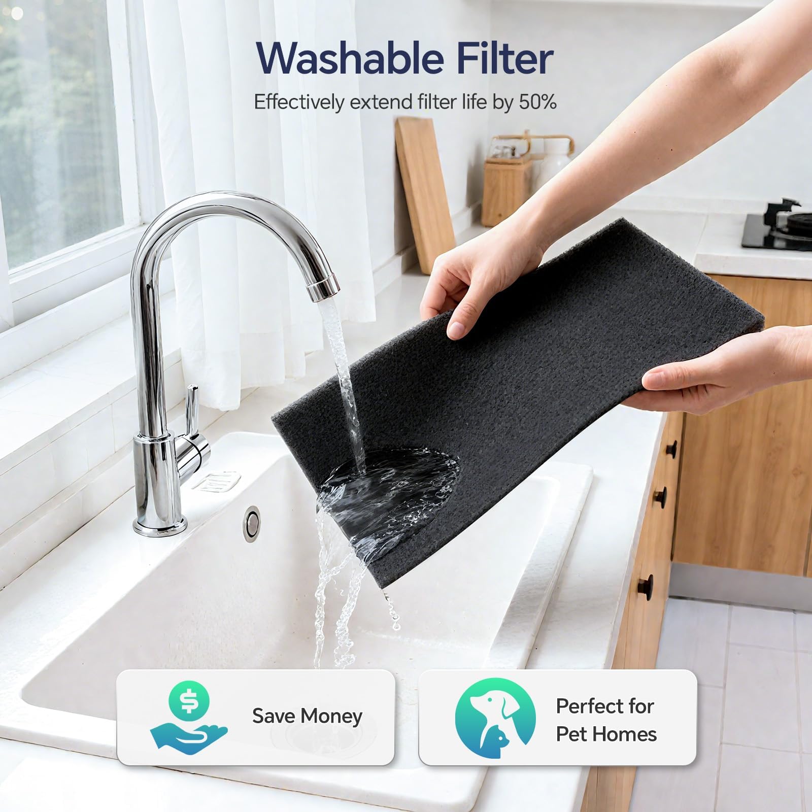 Air Purifiers for Home Large Room Up to 3000 ft²with Smart APP Control