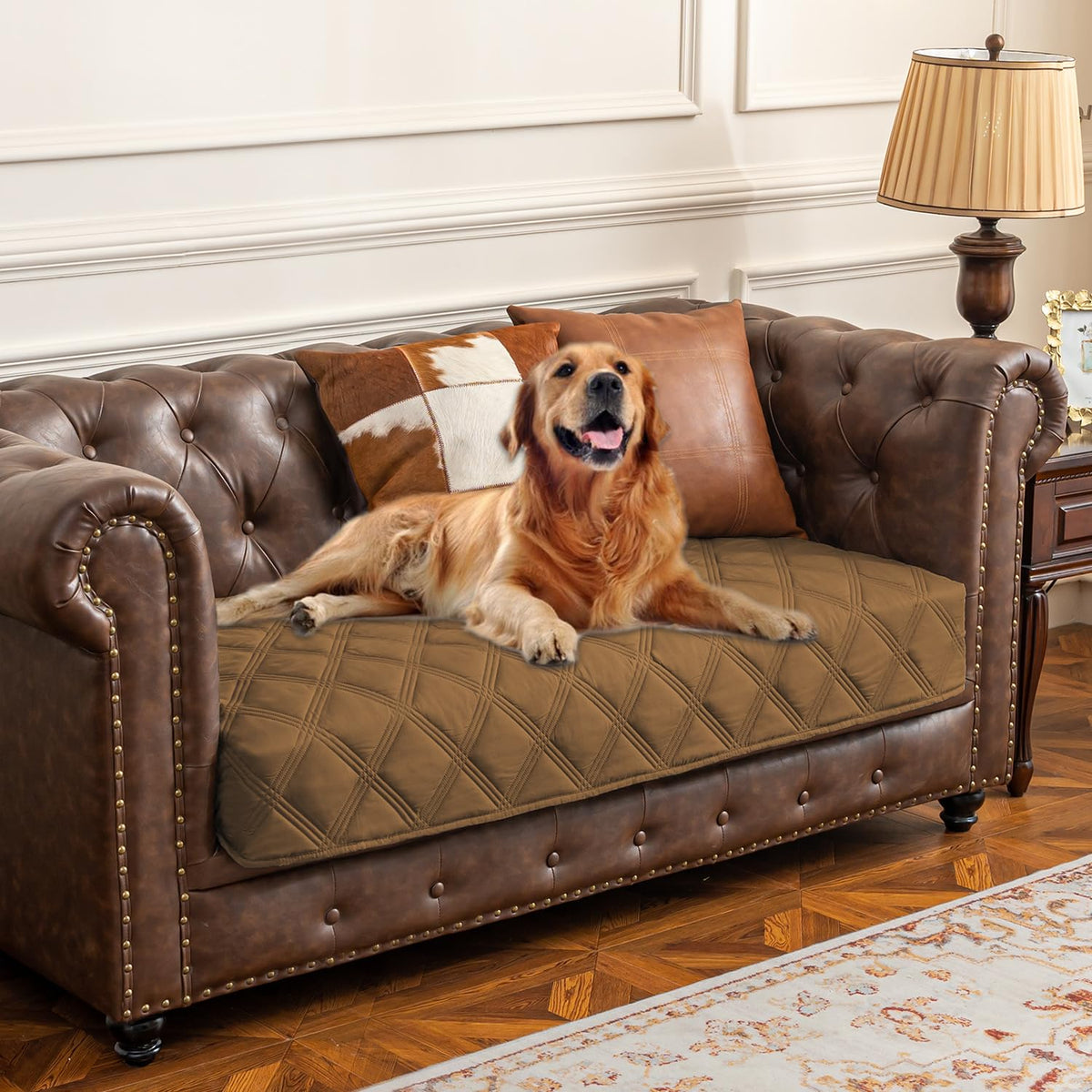 Waterproof Dog Bed Cover Pet Blanket with Anti