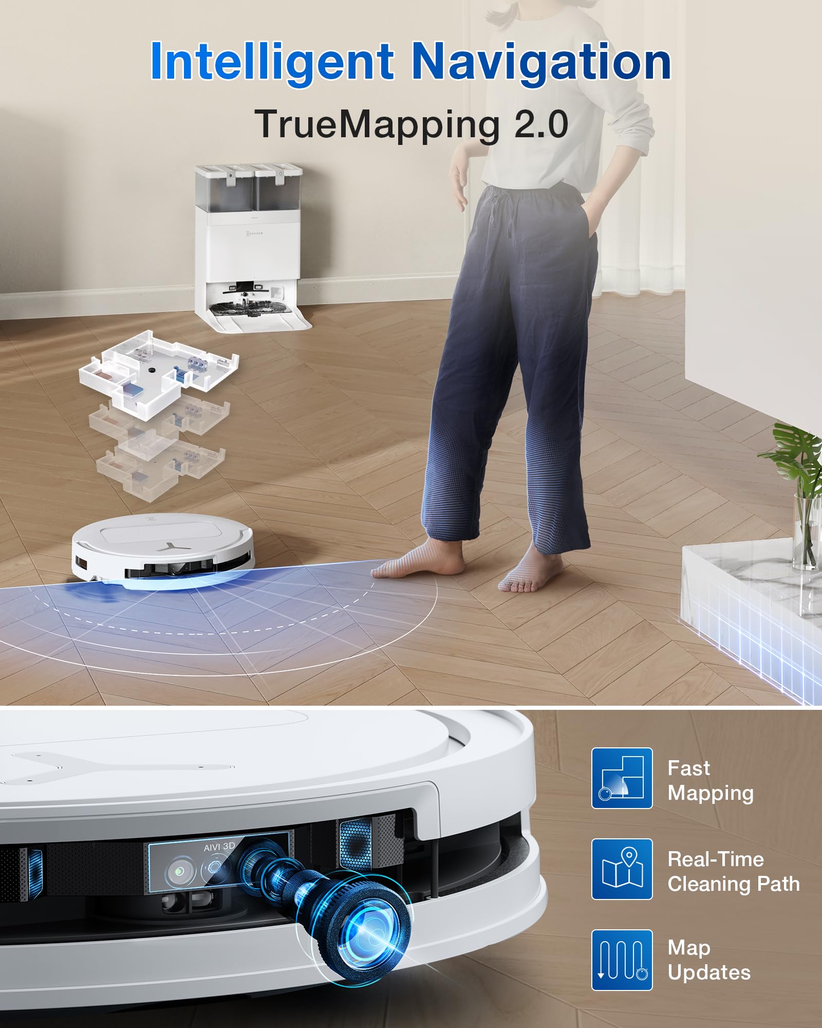 DEEBOT T50 PRO Omni Robot Vacuum and Mop