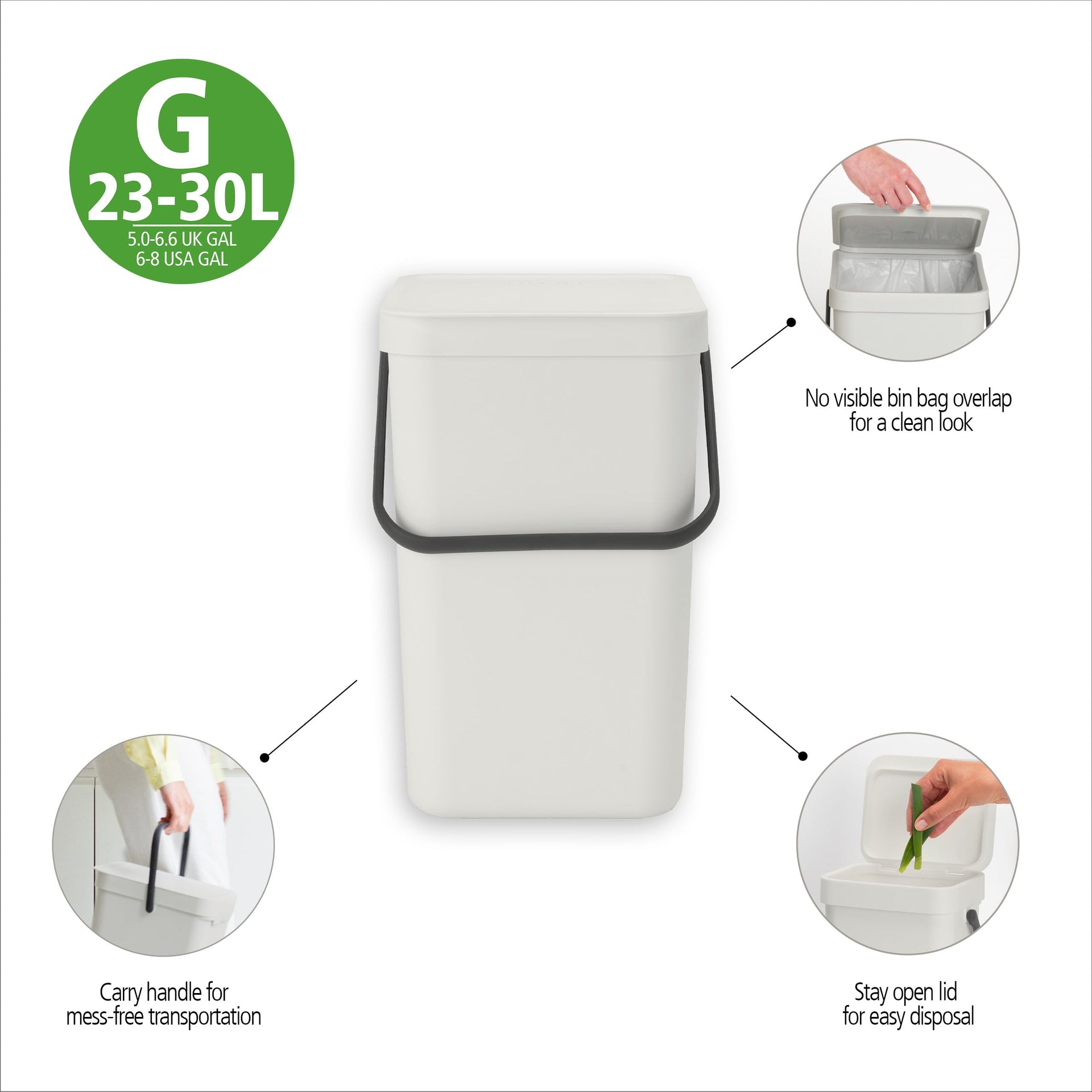 Sort & Go Kitchen Recycling Bin