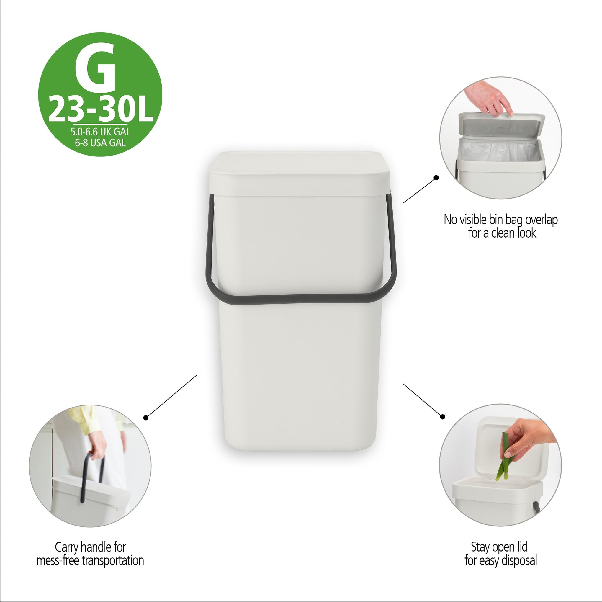 Sort & Go Kitchen Recycling Bin