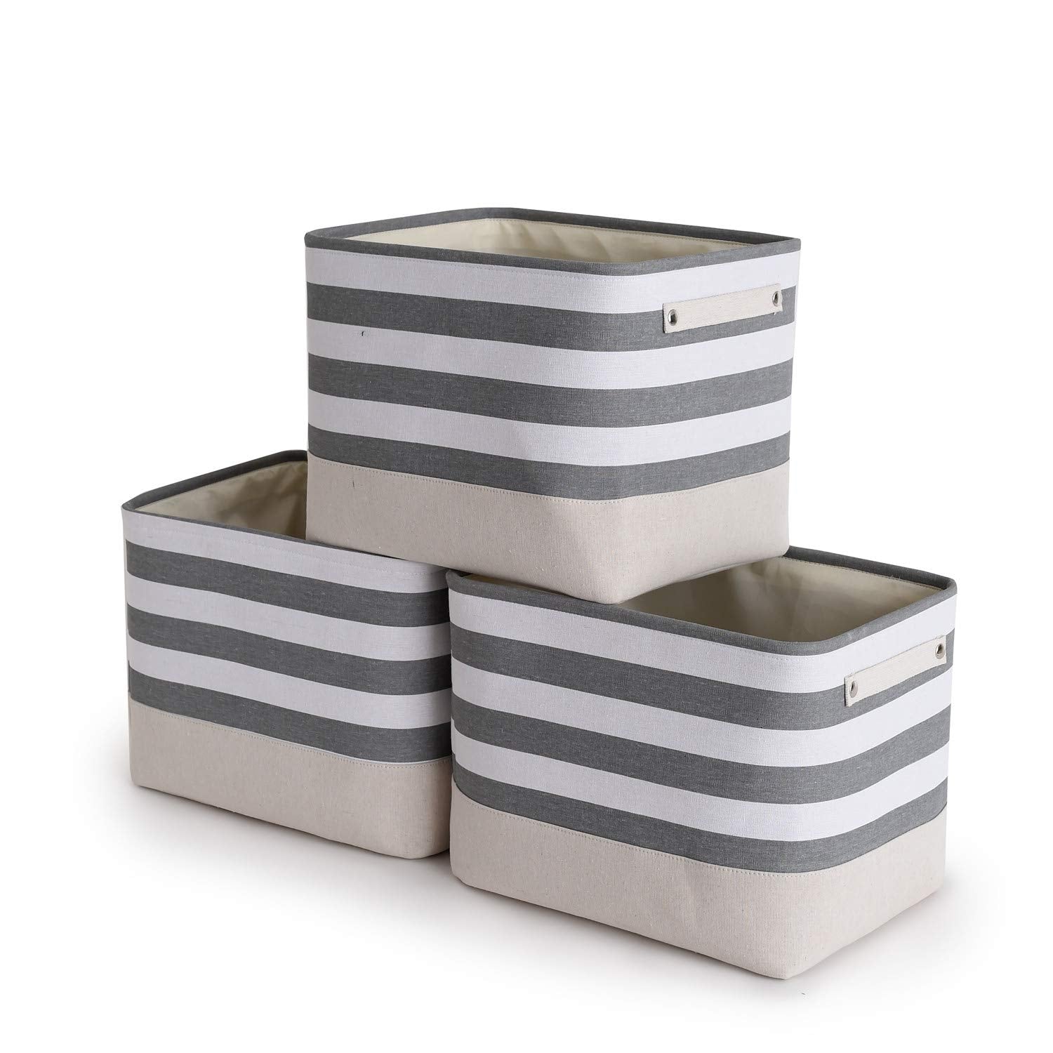 Extra Large Cube Storage Bins Baskets for Organizing (3 Count)