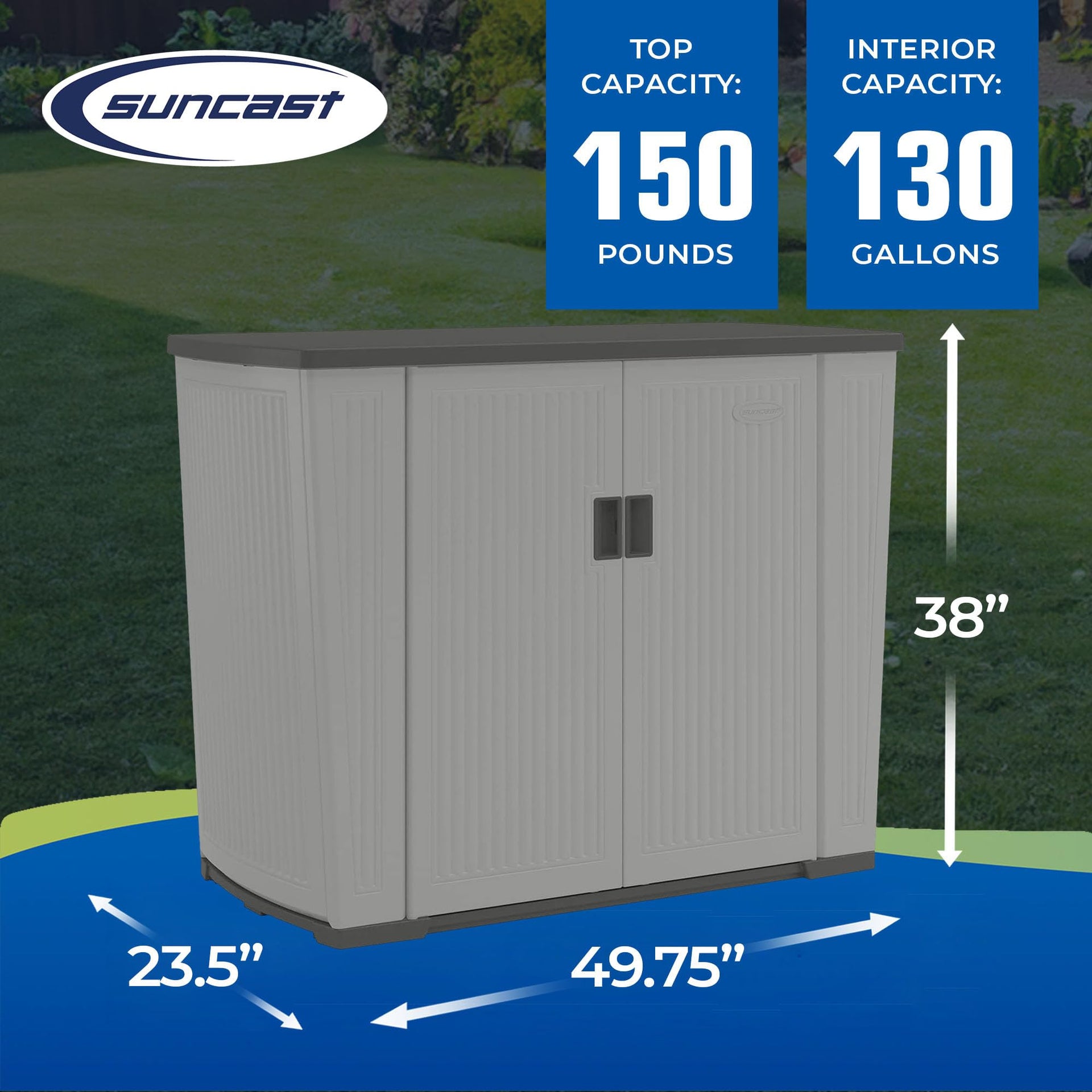 XL Outdoor Storage Cabinet