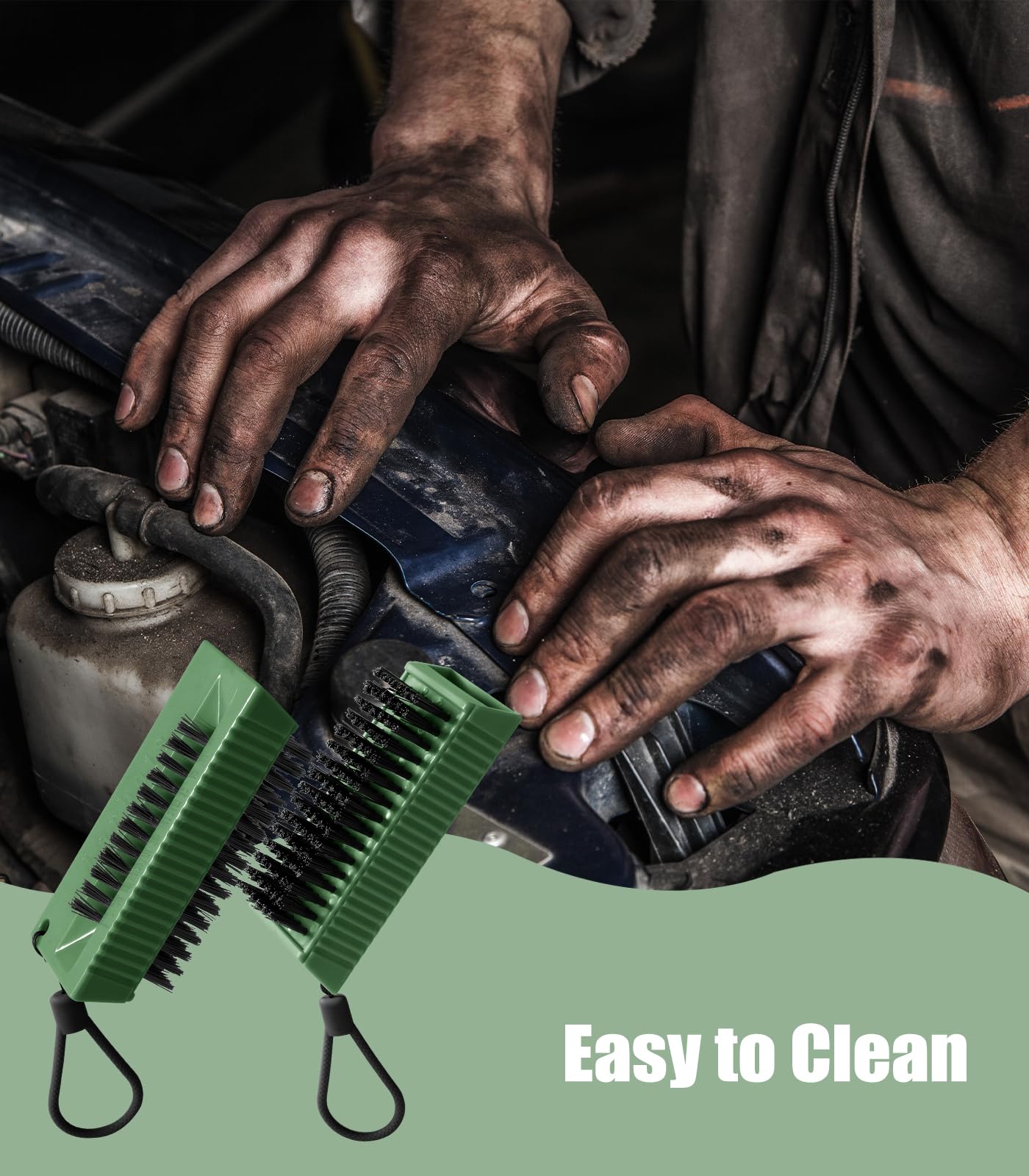 Nail Brush for Cleaning Fingernails (2 Count)