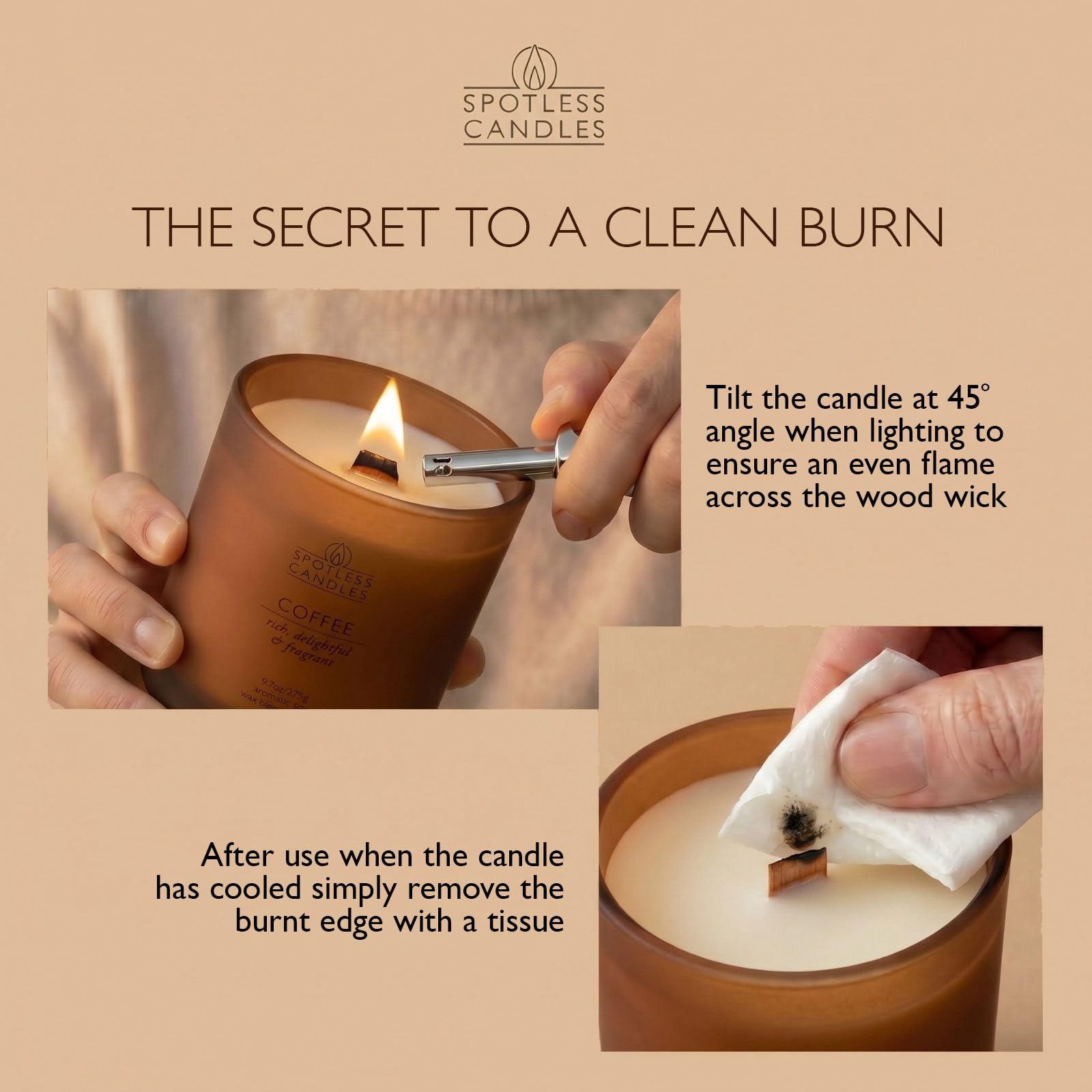 Coffee Candle; 9.7oz (9.7 Ounce)