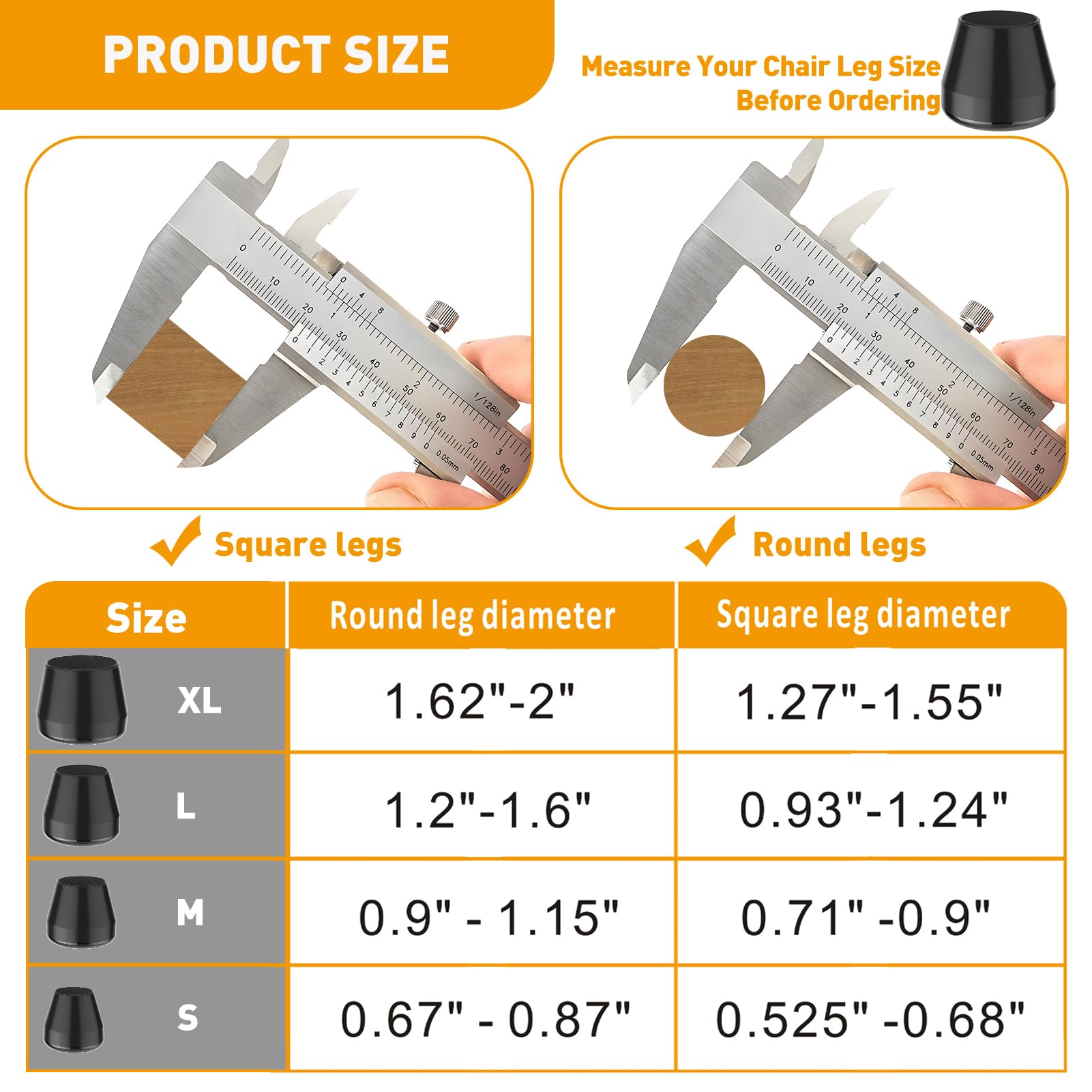 Furniture Sliders (24 Count)