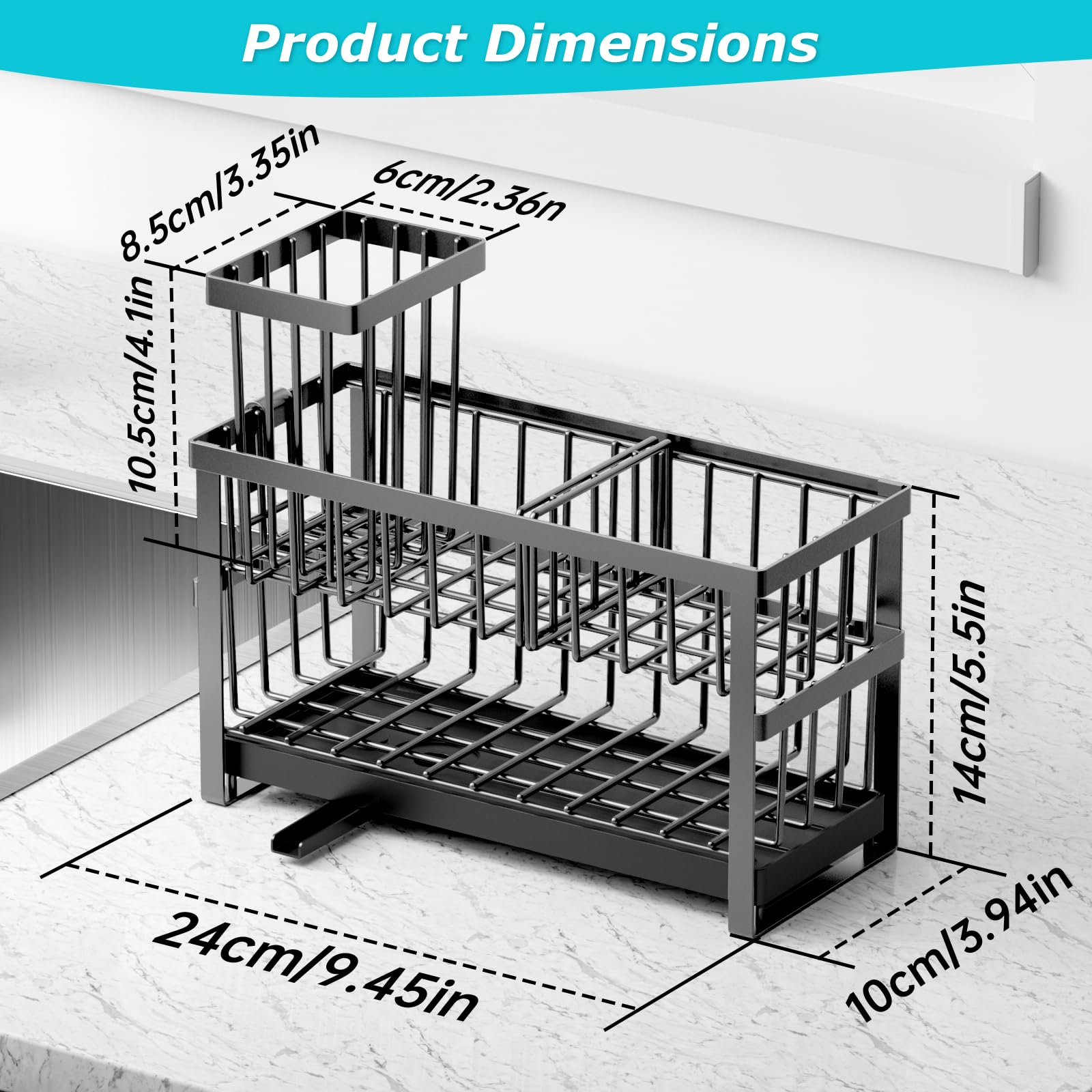 Sponge Holder for Kitchen Sink