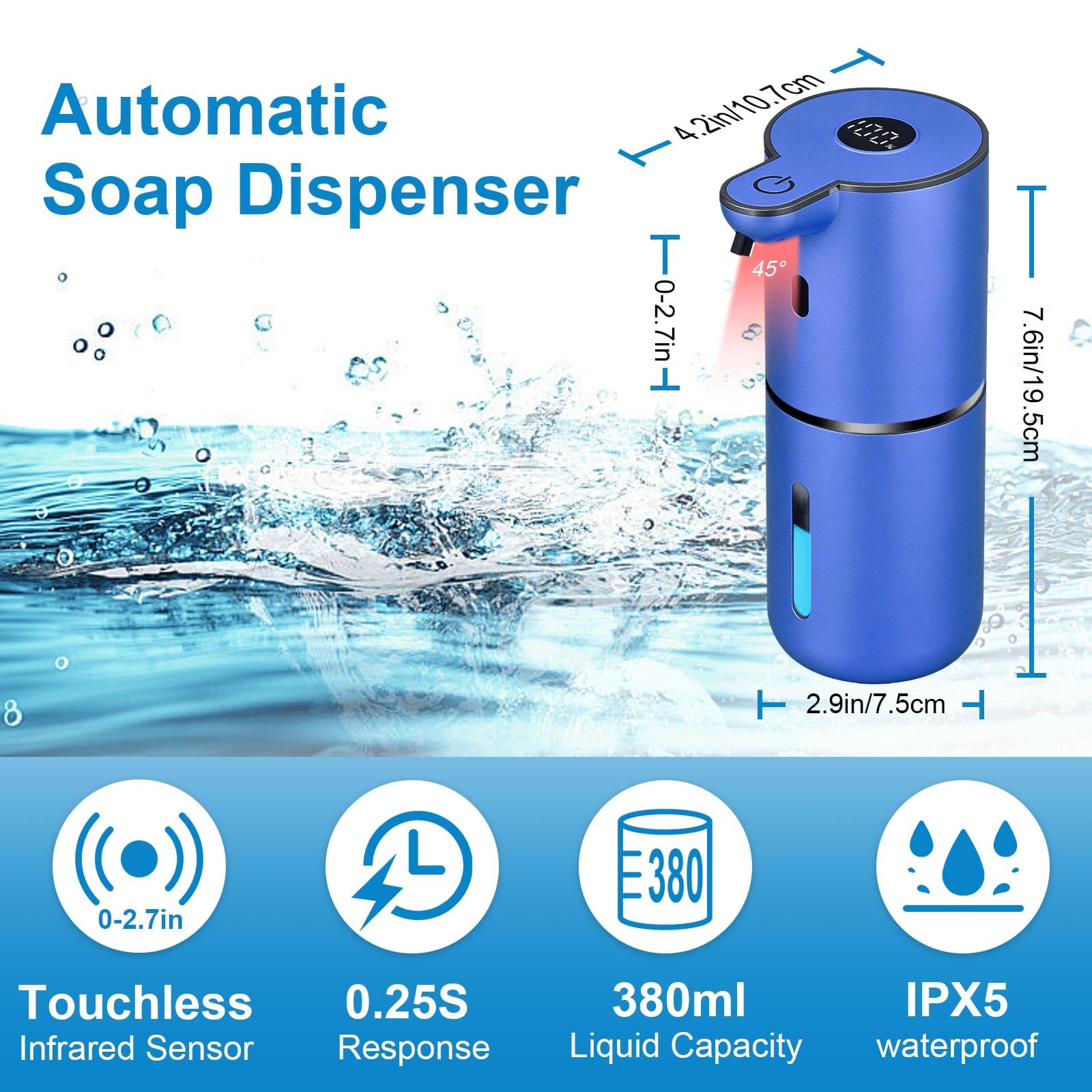 Automatic Foaming Soap Dispenser Touchless