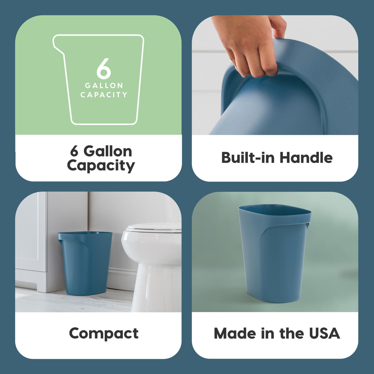 Small Trash Can (3 Count)