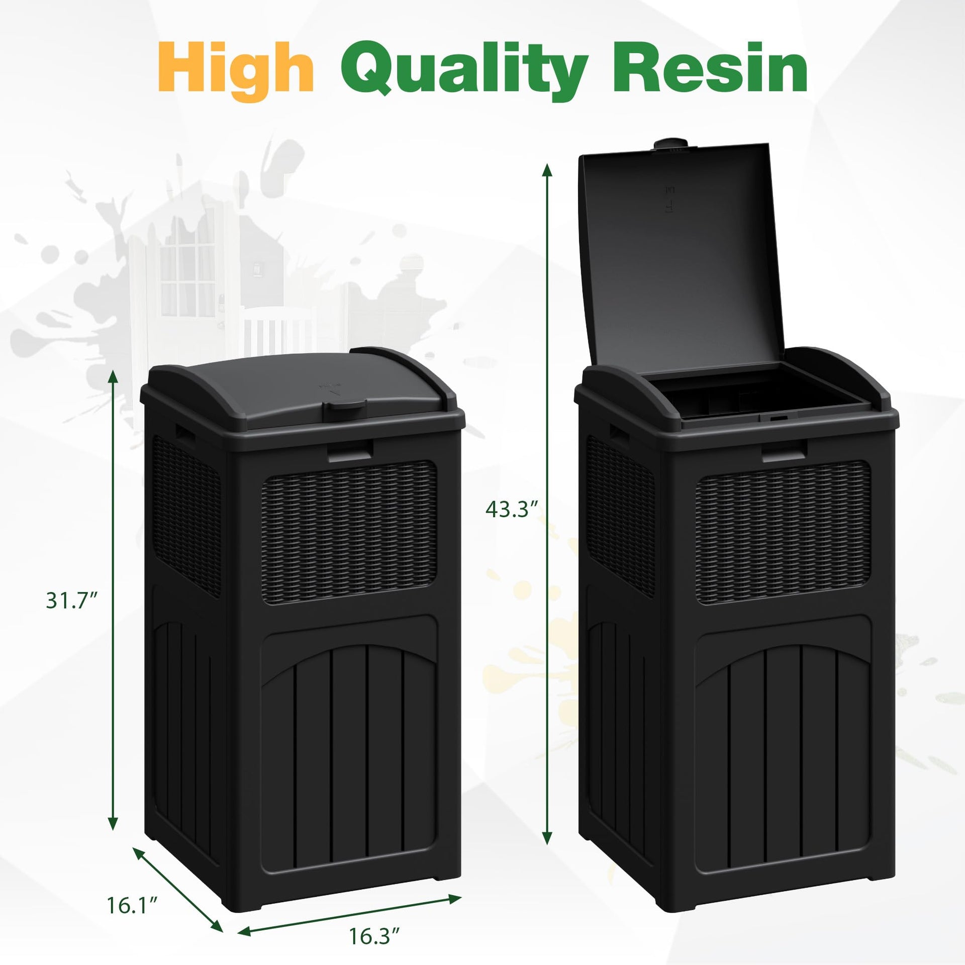 30 Gallon Trash Can (2 Count)
