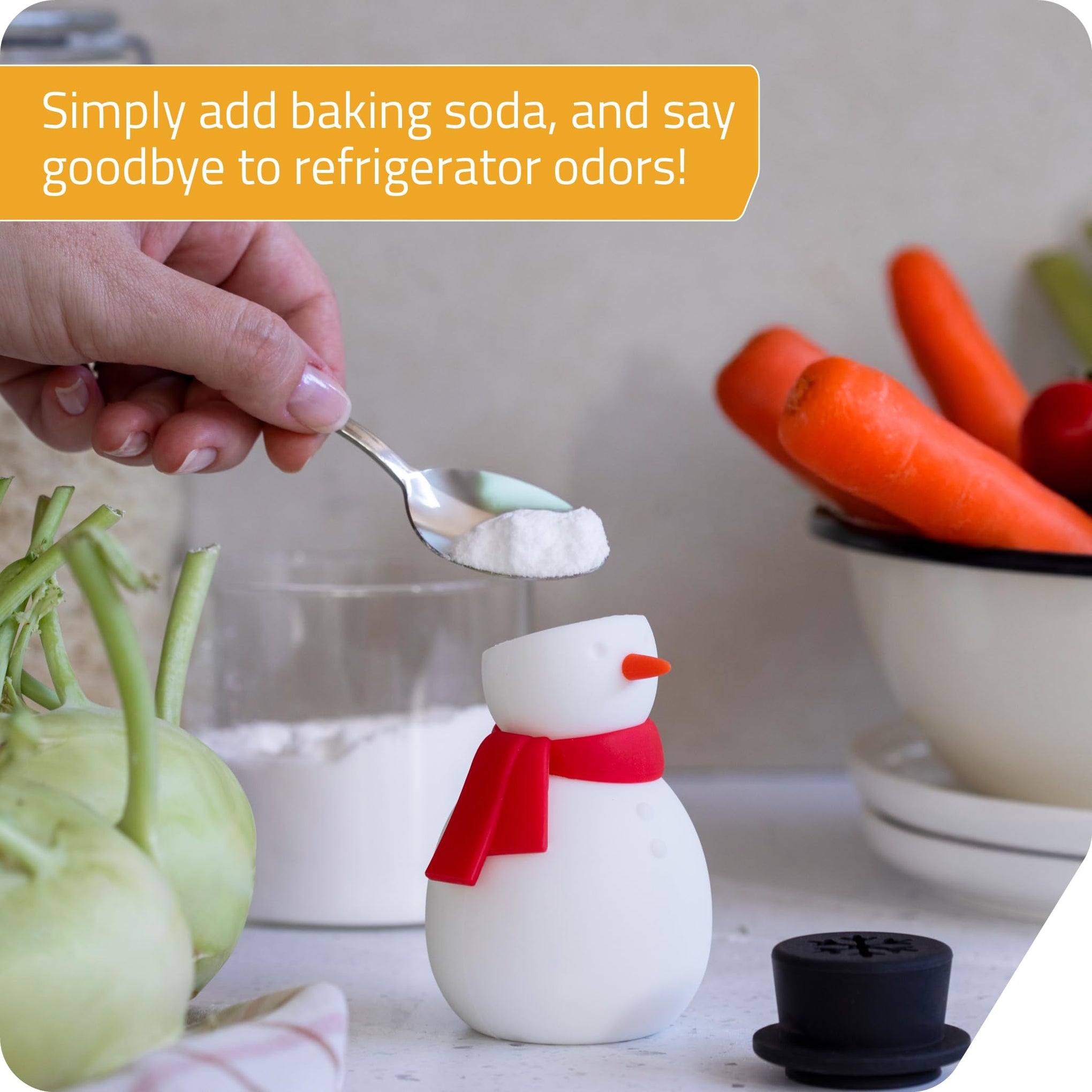 NEW Peleg Design Freezy Fridge Deodorizer Odor Eliminator